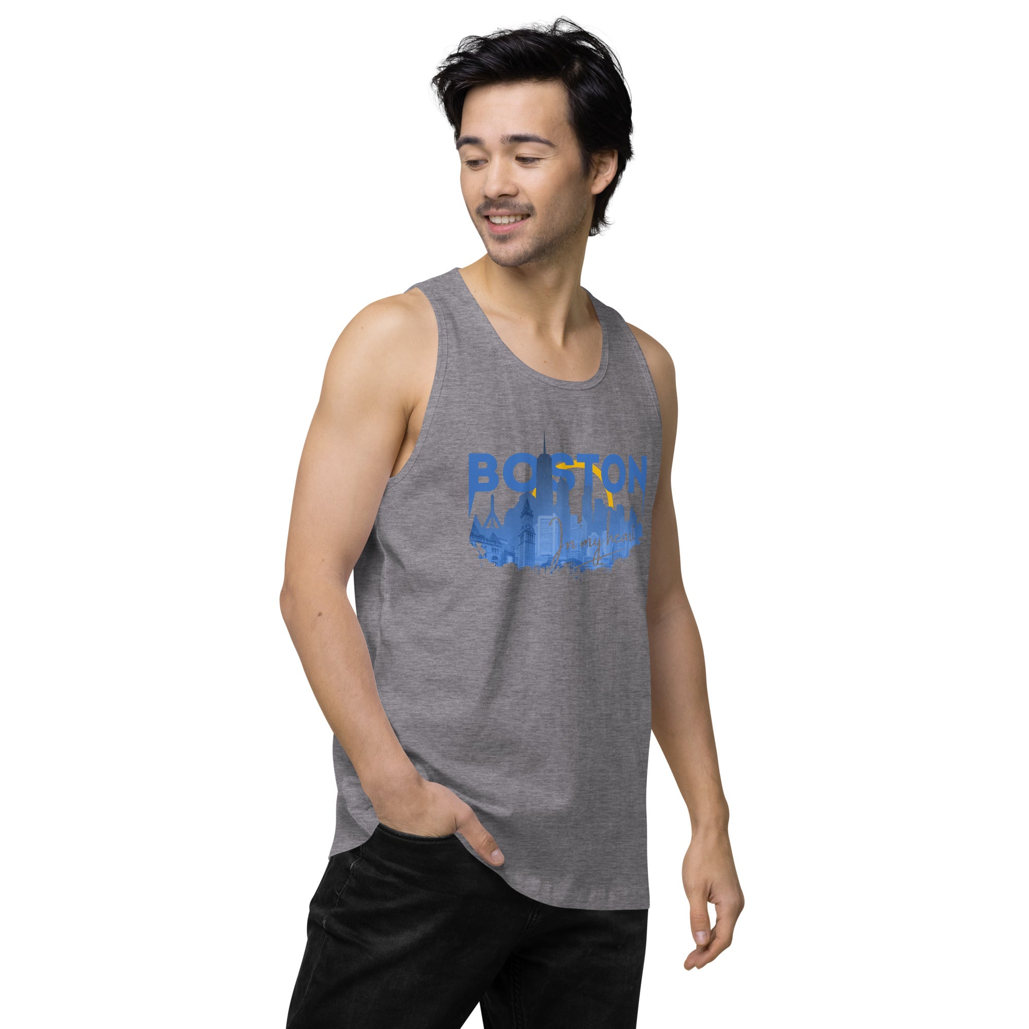 Infinite Variations - Boston Design - Men’s premium tank top