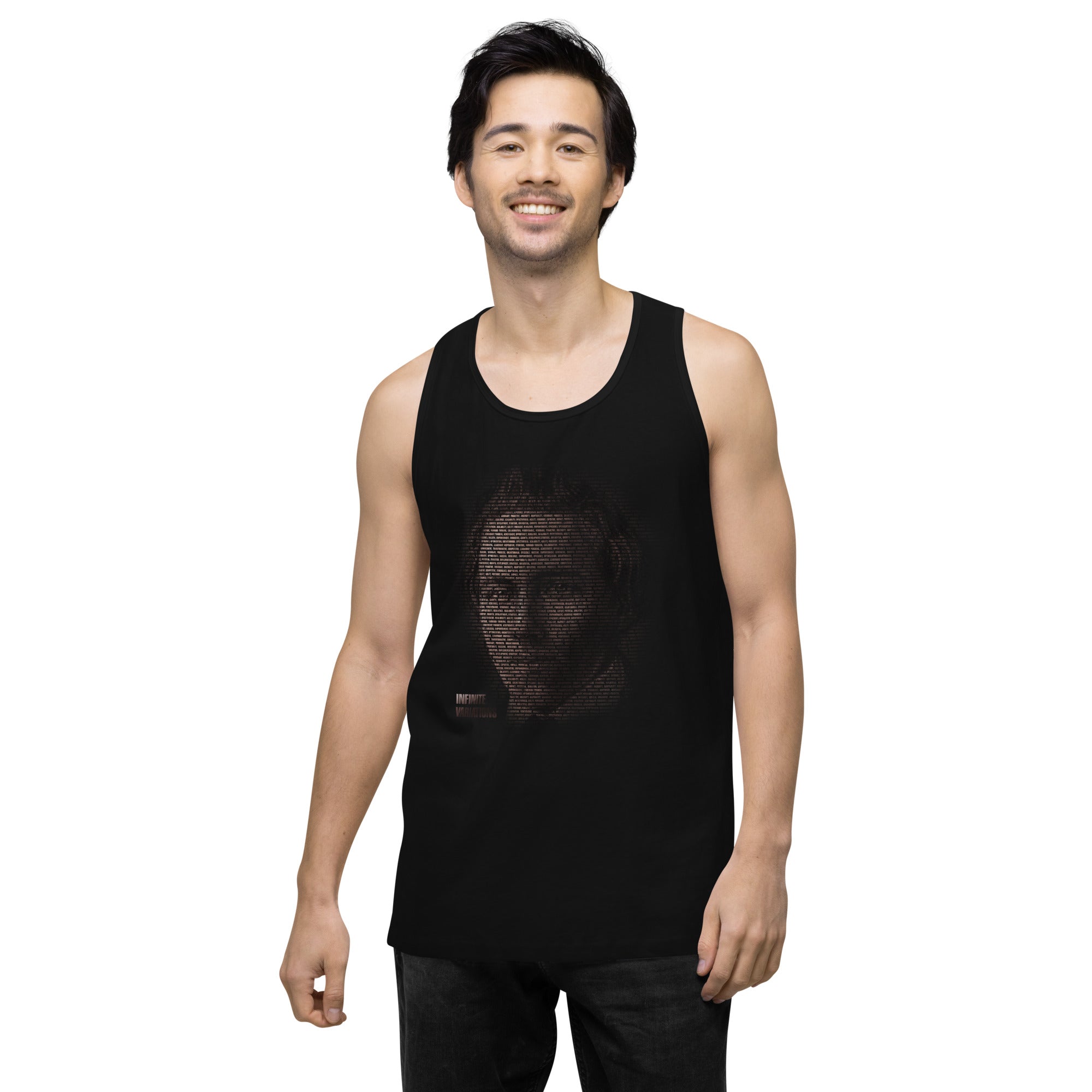 Paul Morphy Futuristic Ghost - Bronze - Men’s premium tank top