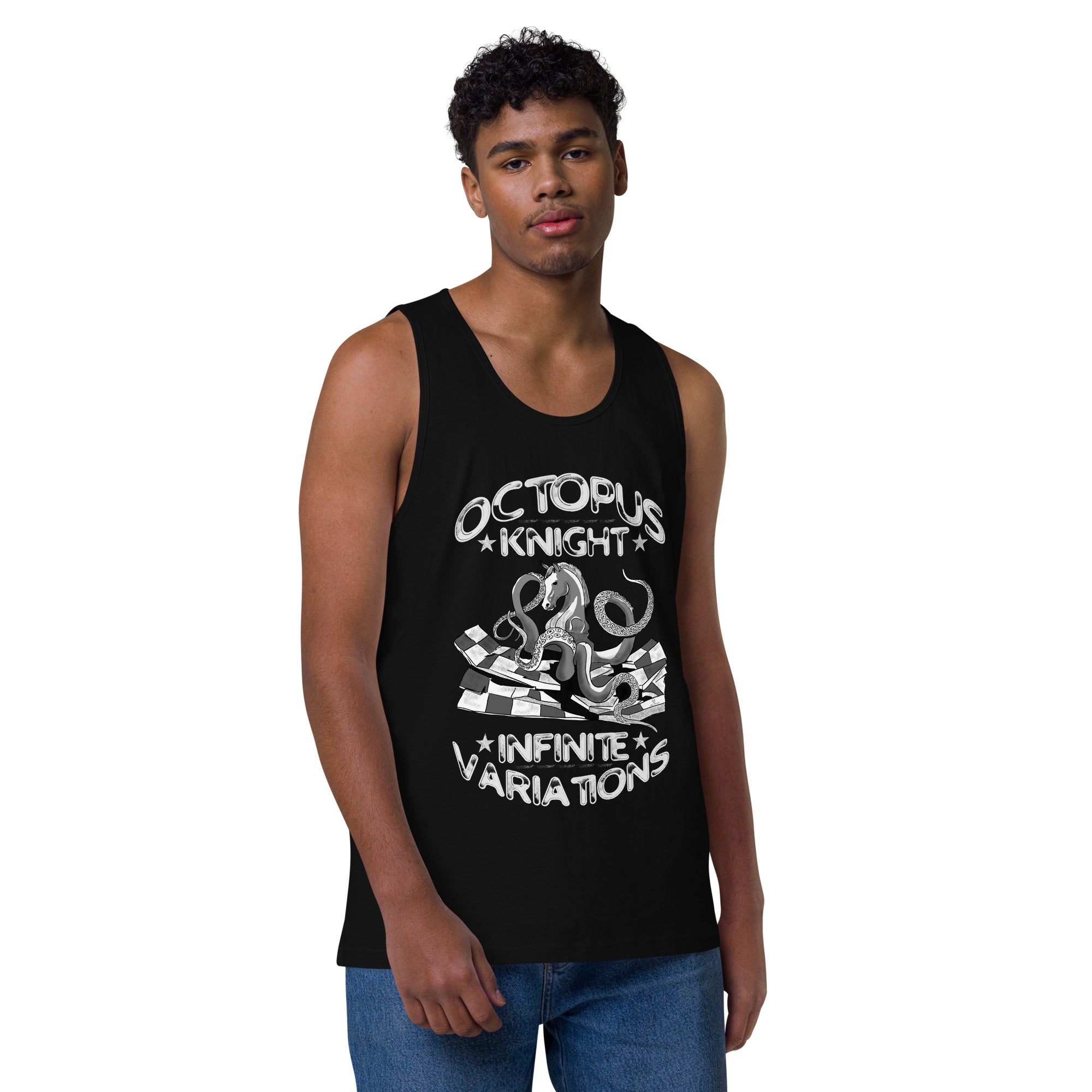 Infinite Variations - Octopus Knight - Universal Design - Men’s premium tank top