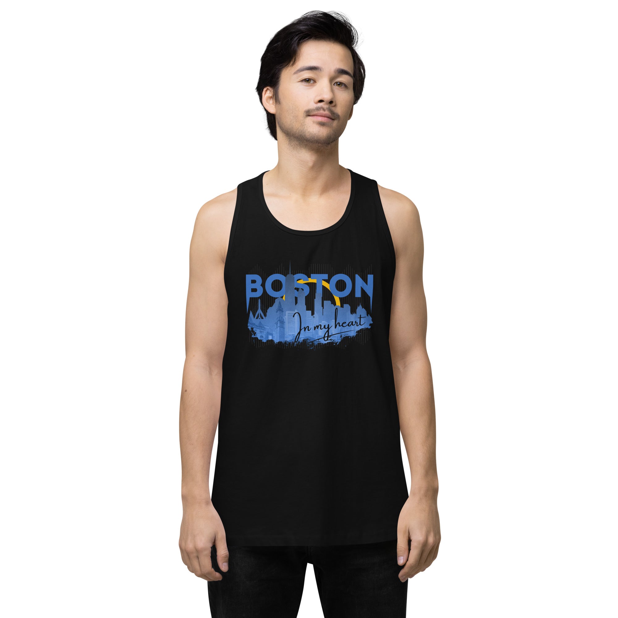 Infinite Variations - Boston Design - Men’s premium tank top