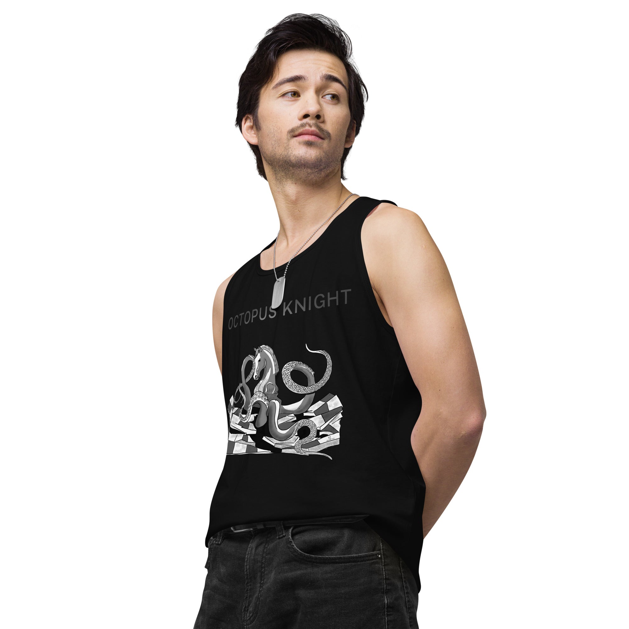 Infinite Variations - Octopus Knight - In Line Design - Men’s premium tank top