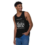 Infinite Variations - Evans Gambit - Men’s premium tank top