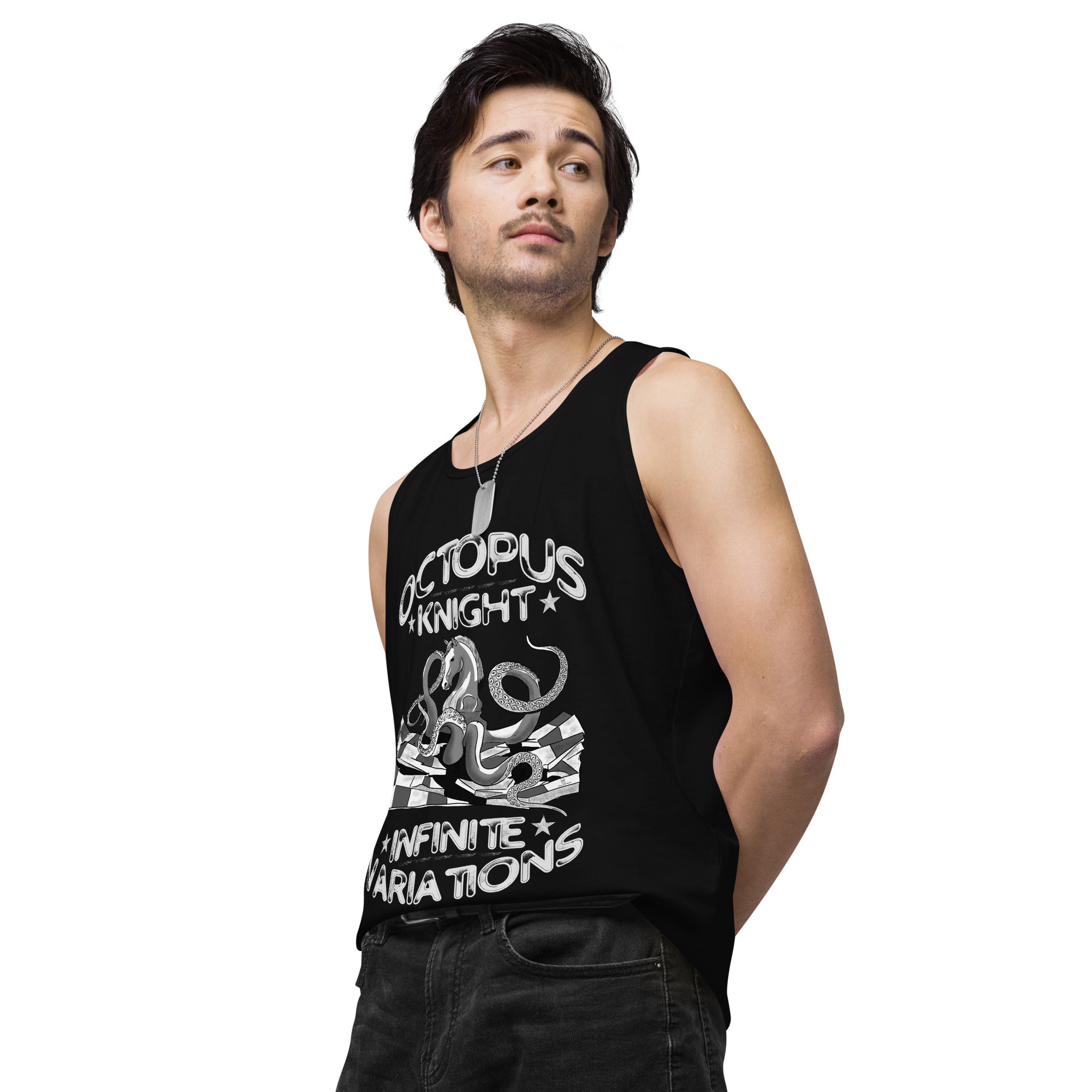 Infinite Variations - Octopus Knight - Universal Design - Men’s premium tank top