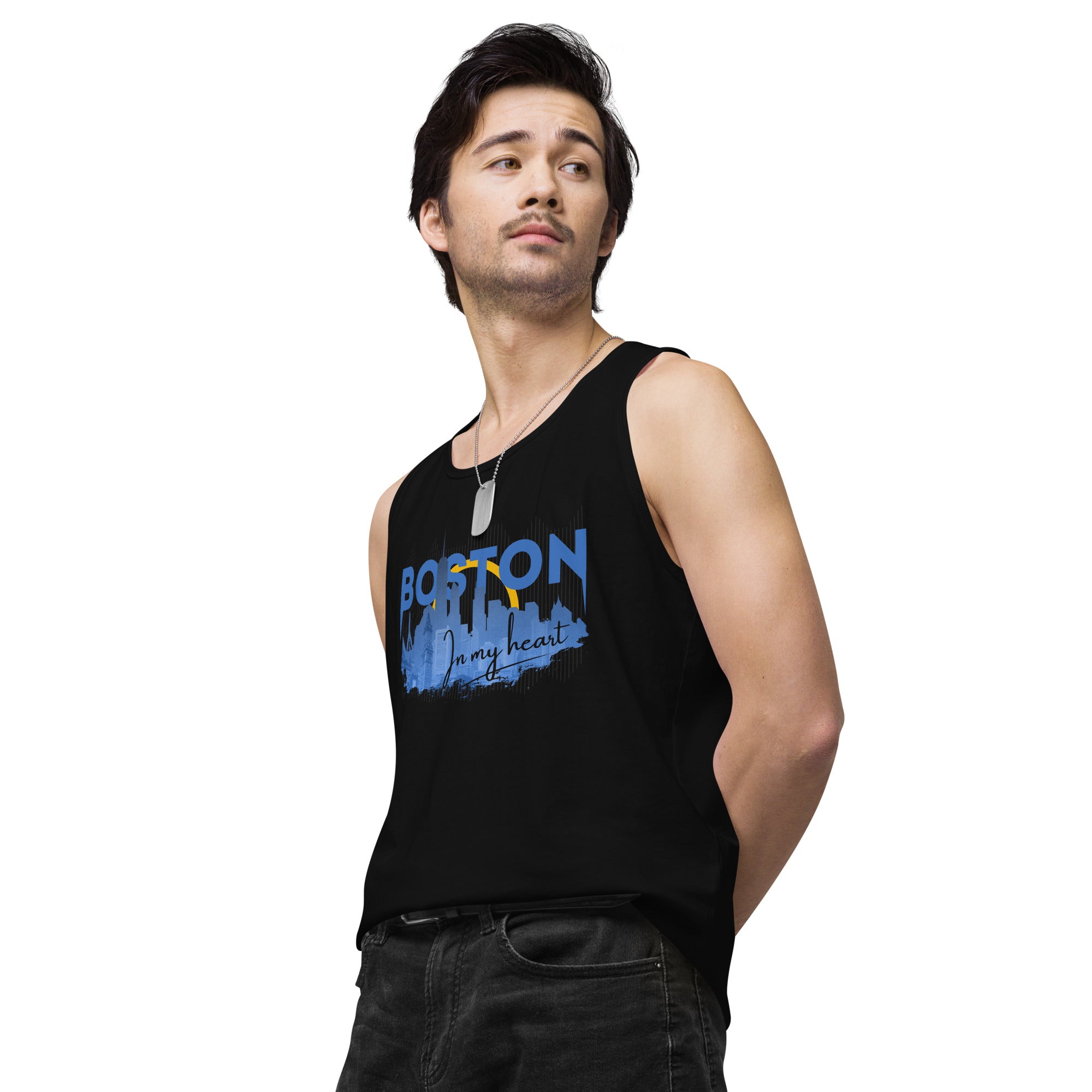 Infinite Variations - Boston Design - Men’s premium tank top
