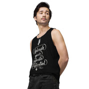 Unleash Your Infinite Potential - Platinum - Men’s premium tank top