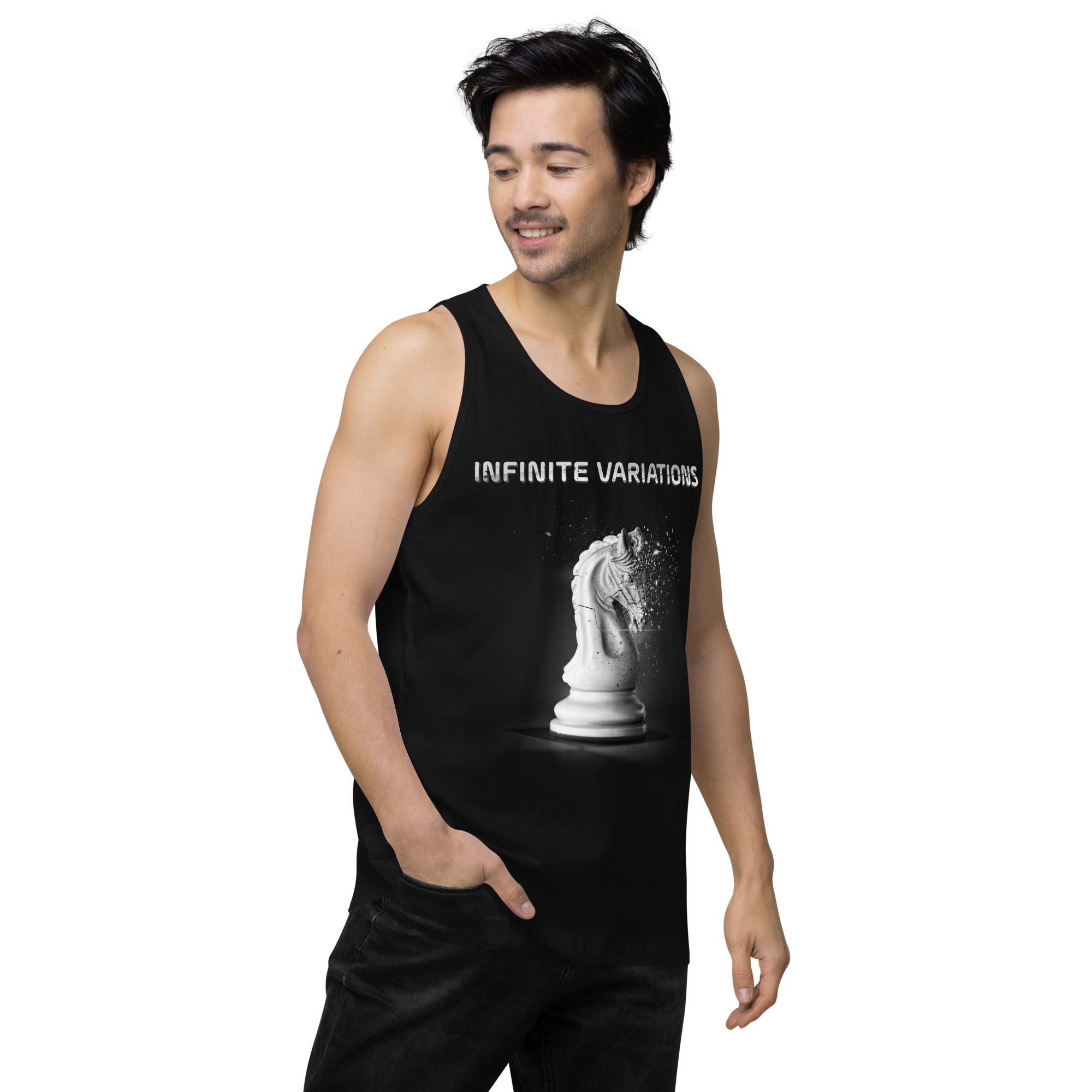Disintegrating Knight - Men’s premium tank top