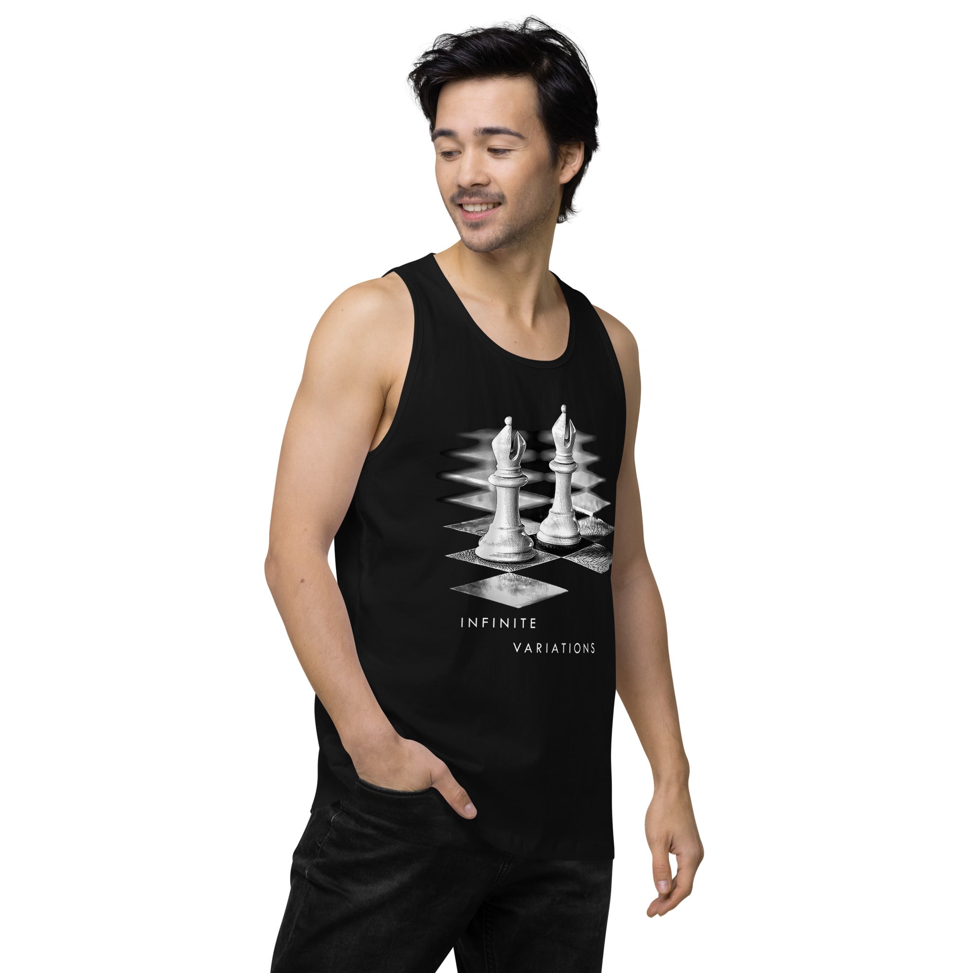 Infinite Variations - Bishop Pair - Men’s premium tank top