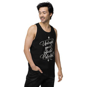Unleash Your Infinite Potential - Platinum - Men’s premium tank top