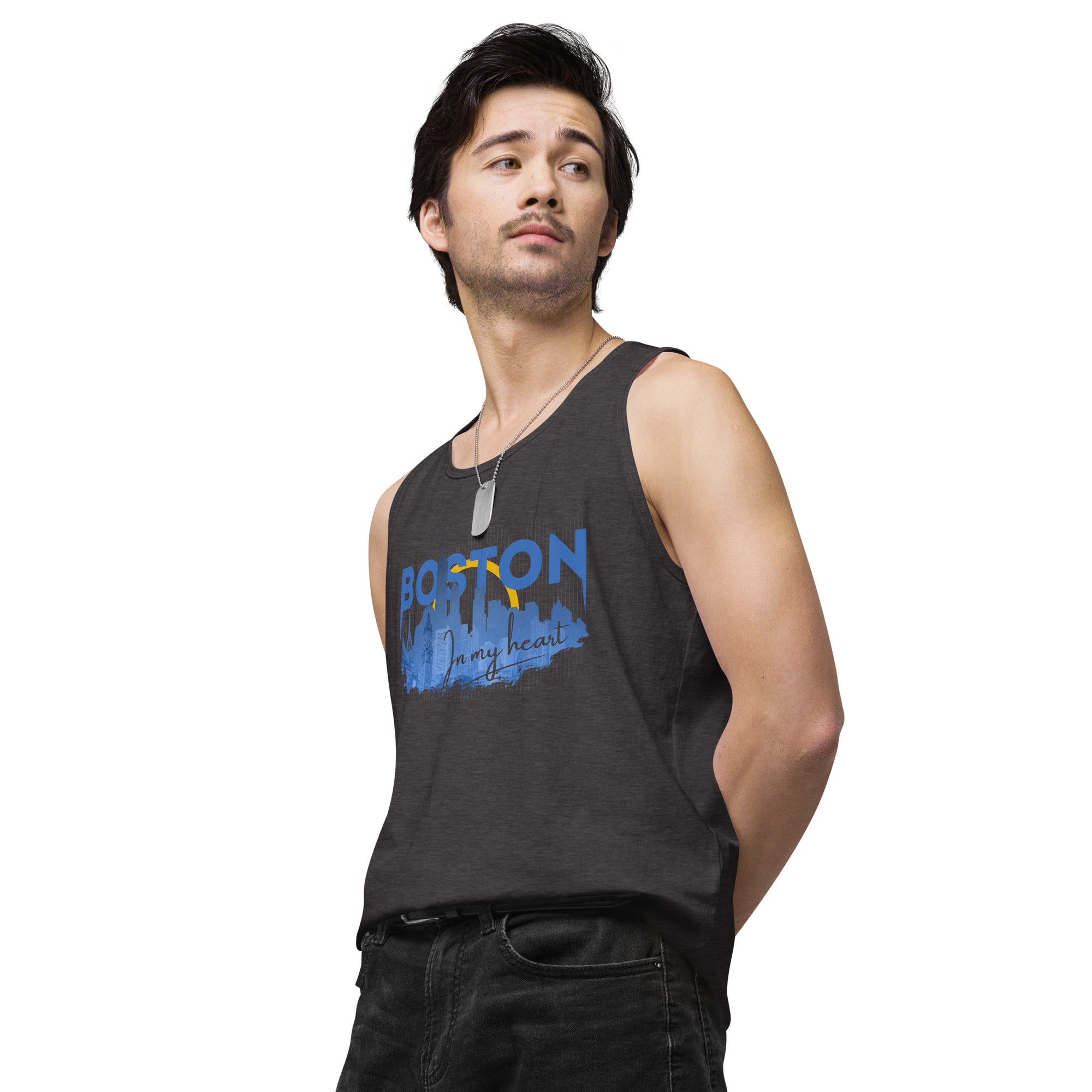 Infinite Variations - Boston Design - Men’s premium tank top