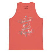 Unleash Your Infinite Potential - Platinum - Men’s premium tank top