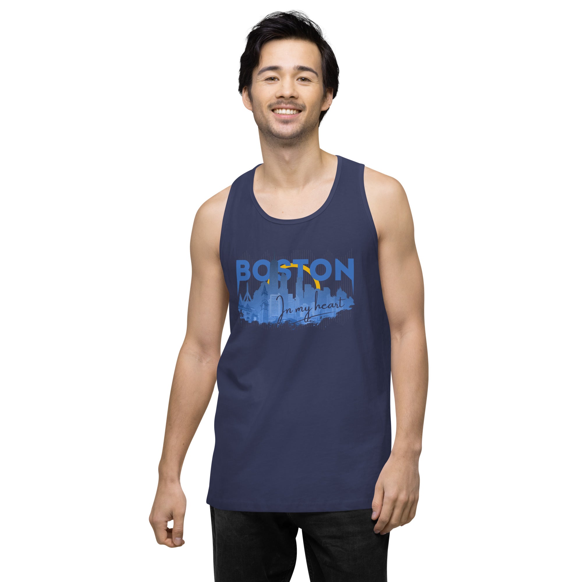 Infinite Variations - Boston Design - Men’s premium tank top