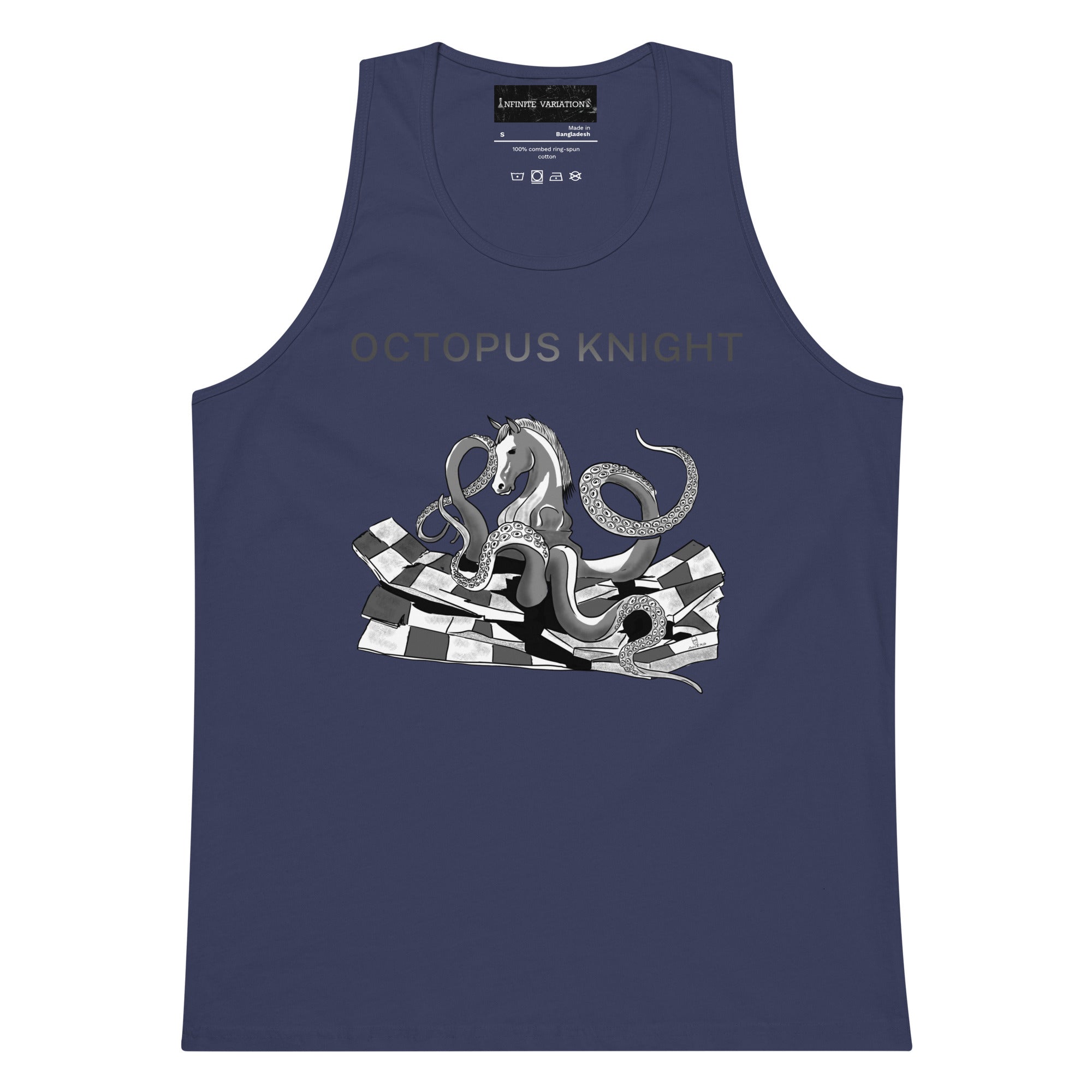 Infinite Variations - Octopus Knight - In Line Design - Men’s premium tank top