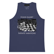 Infinite Variations - Evans Gambit - Men’s premium tank top