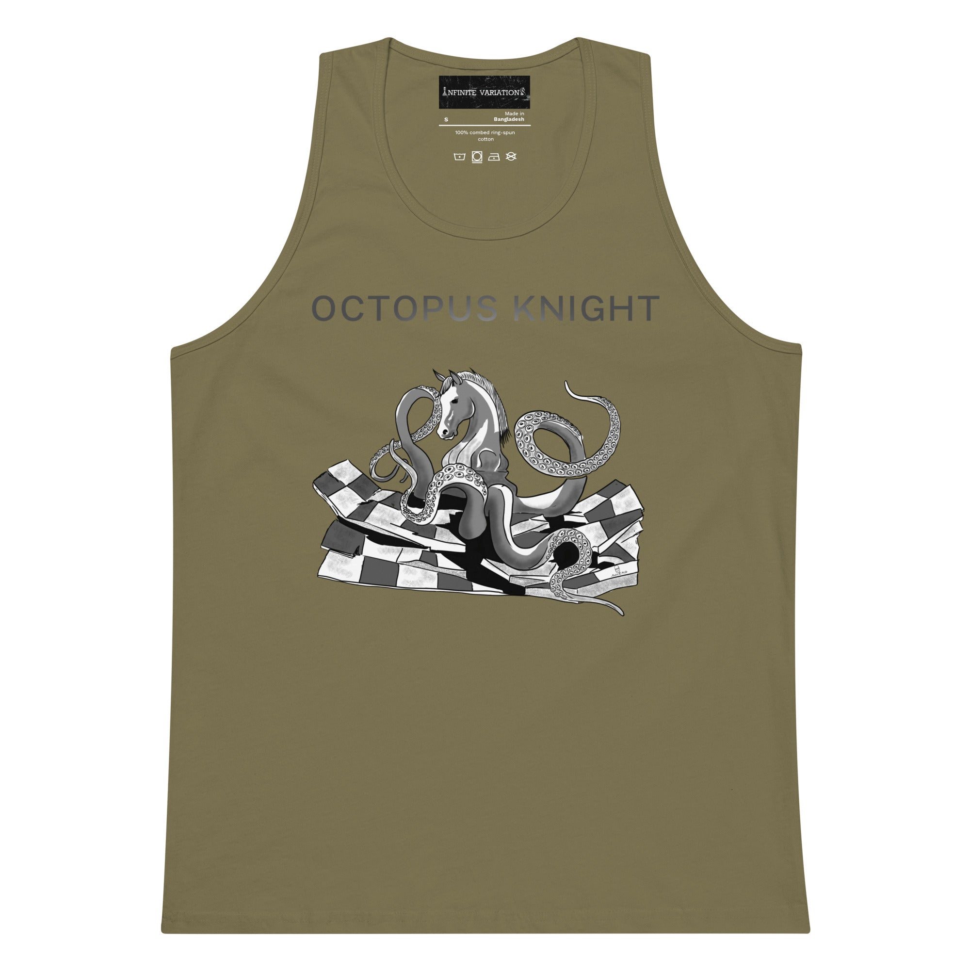 Infinite Variations - Octopus Knight - In Line Design - Men’s premium tank top