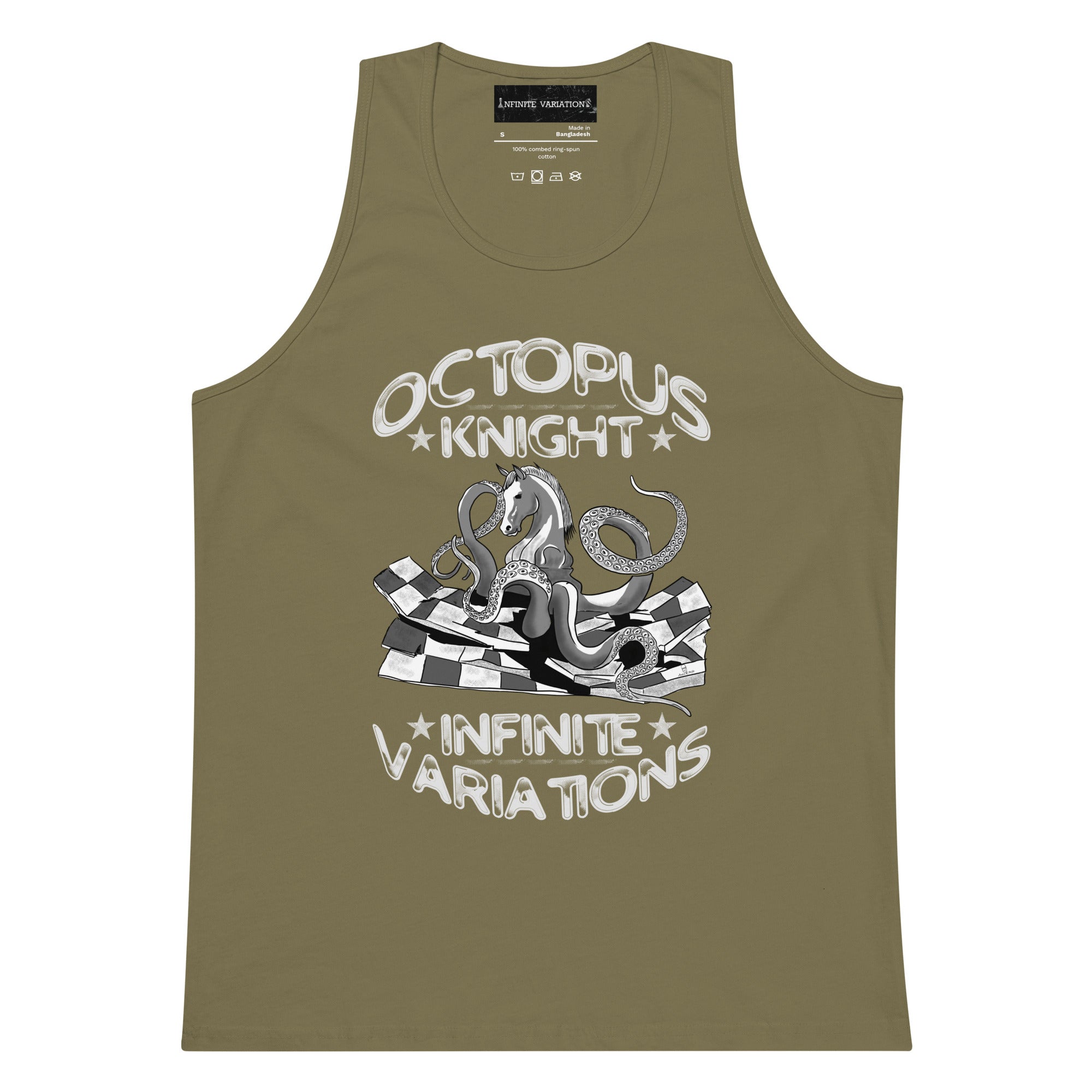 Infinite Variations - Octopus Knight - Universal Design - Men’s premium tank top
