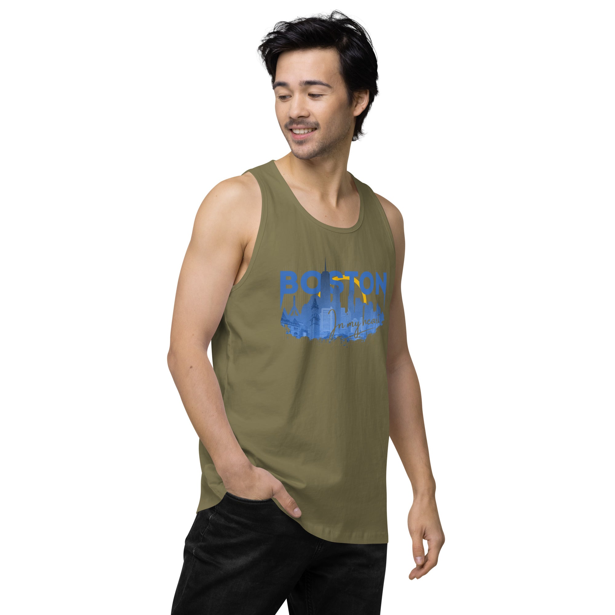Infinite Variations - Boston Design - Men’s premium tank top