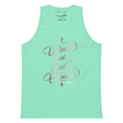 Unleash Your Infinite Potential - Platinum - Men’s premium tank top