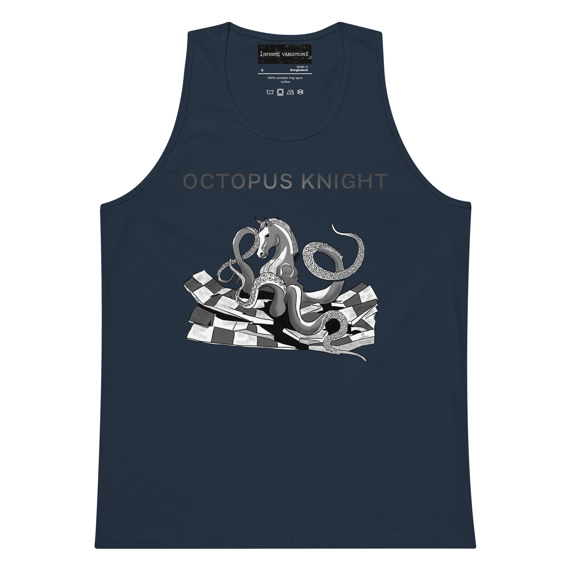 Infinite Variations - Octopus Knight - In Line Design - Men’s premium tank top