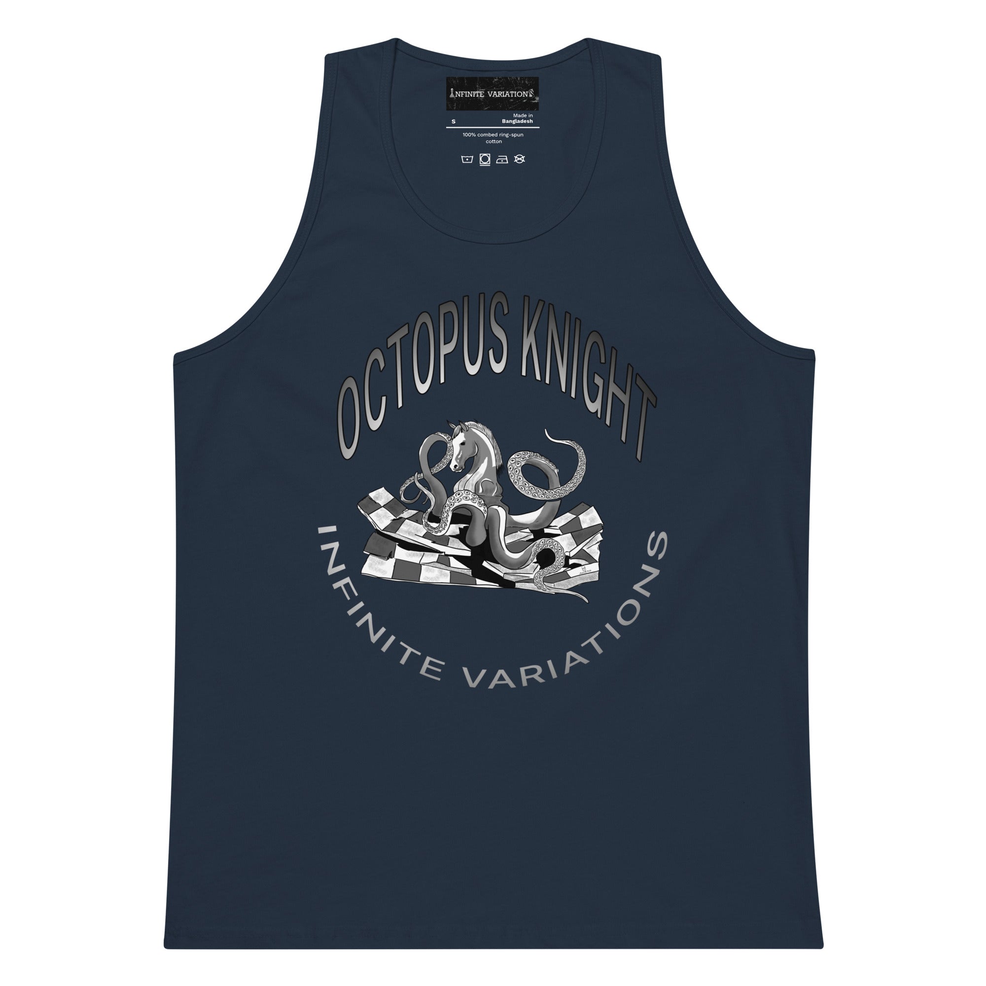 Infinite Variations - Octopus Knight - B-Side Design - Men’s premium tank top