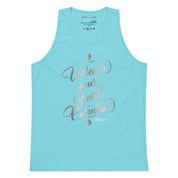 Unleash Your Infinite Potential - Platinum - Men’s premium tank top