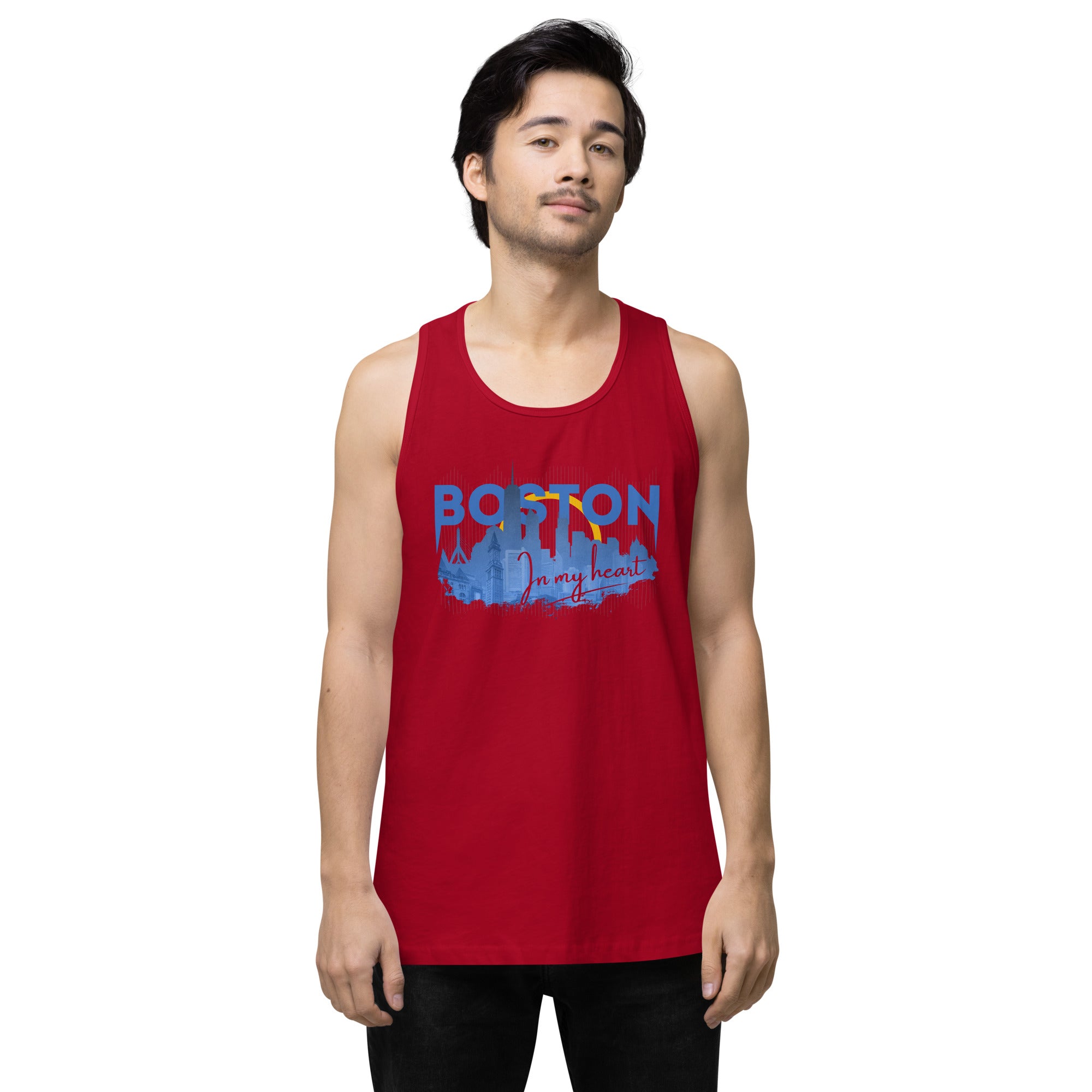 Infinite Variations - Boston Design - Men’s premium tank top