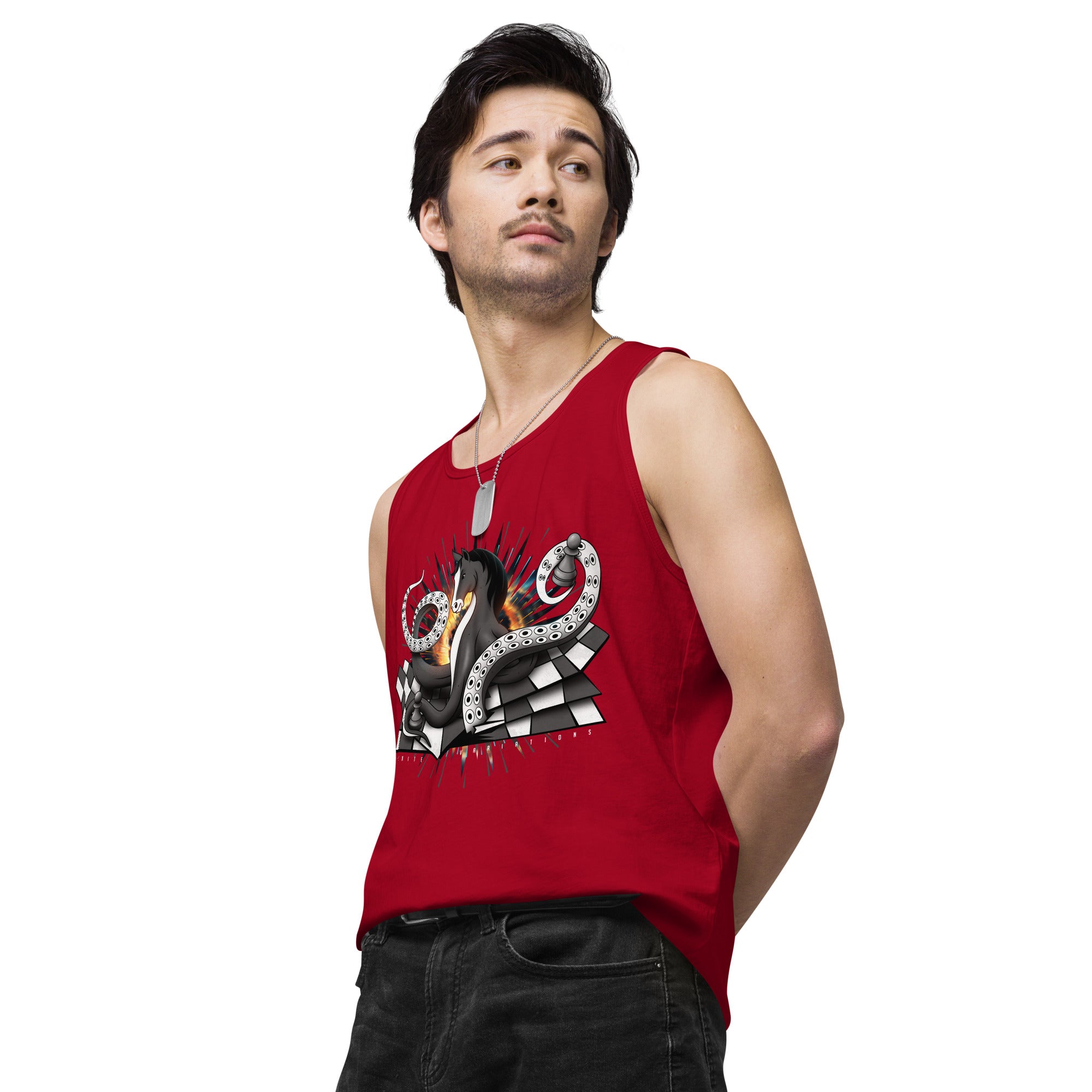 Octopus Knight - Men’s premium tank top