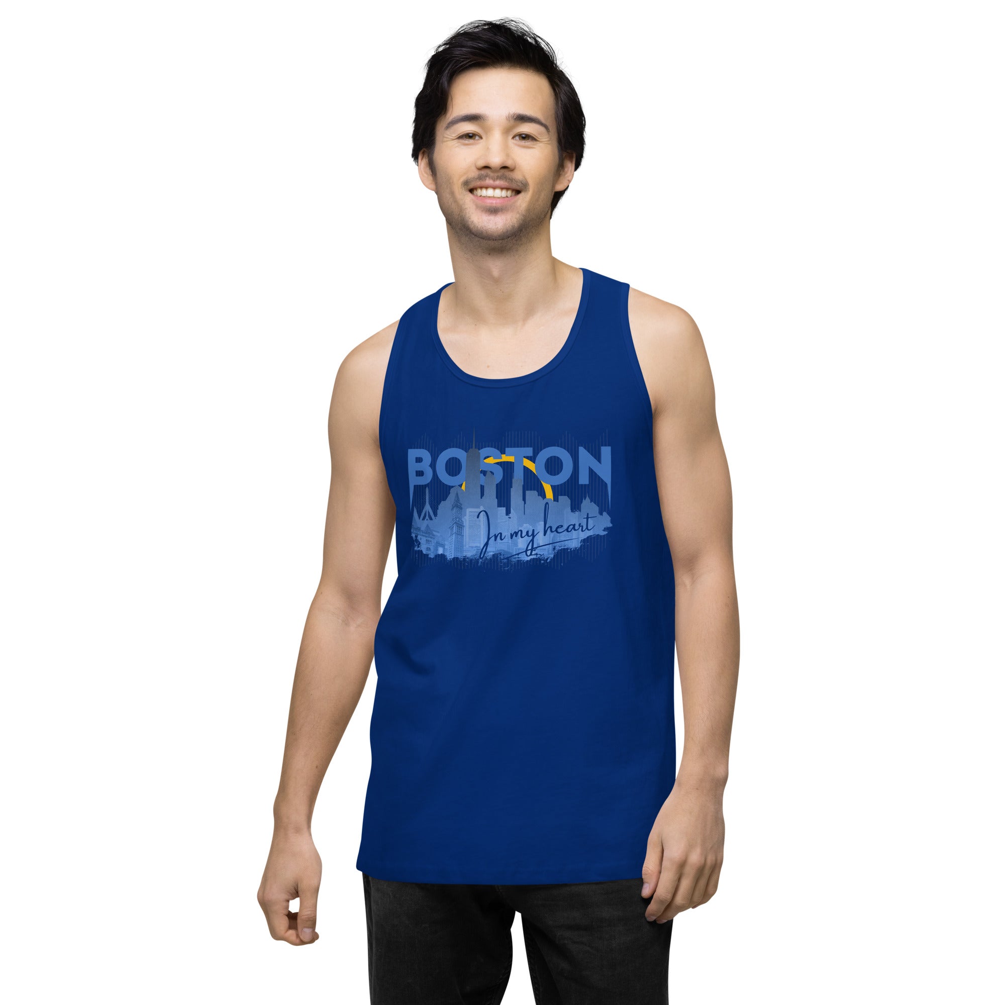 Infinite Variations - Boston Design - Men’s premium tank top