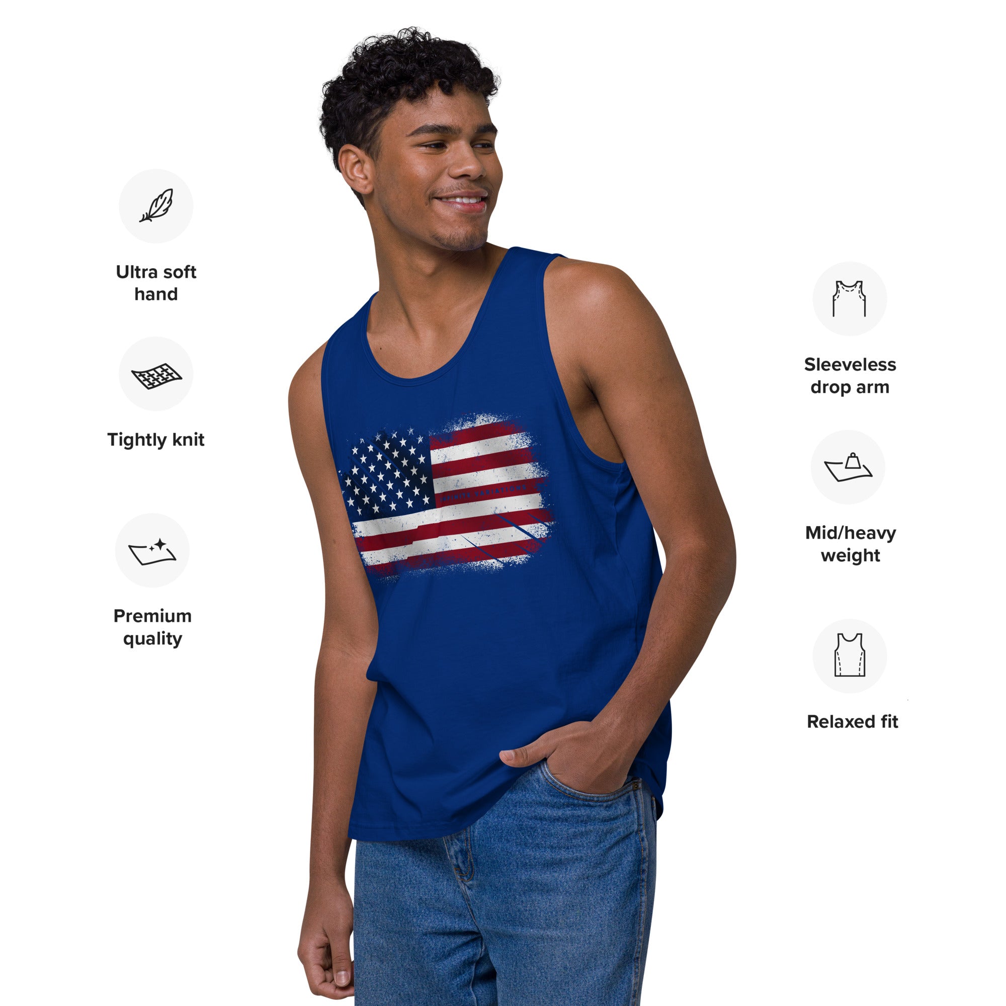 American Design - Infinite Variations - Men’s premium tank top