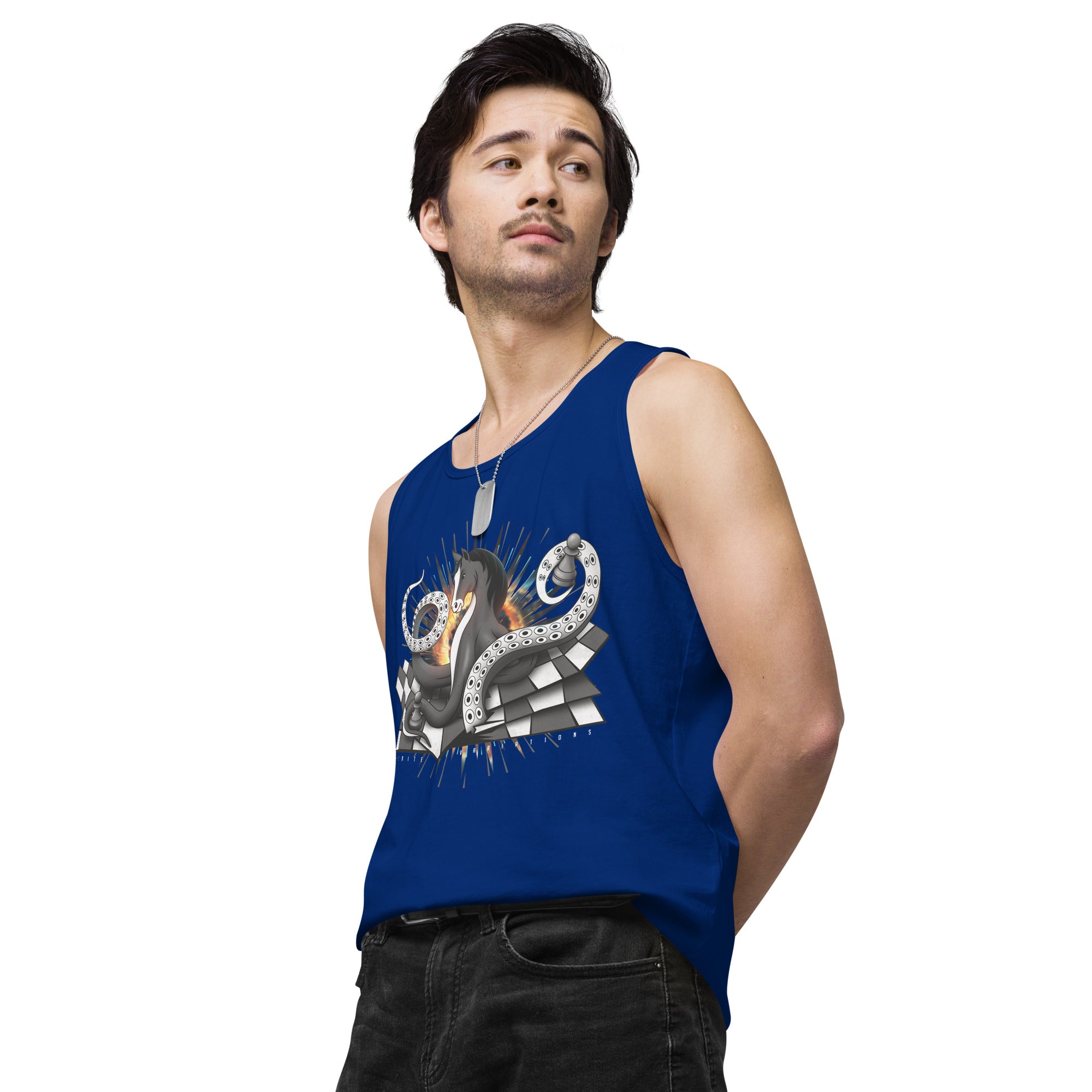 Octopus Knight - Men’s premium tank top