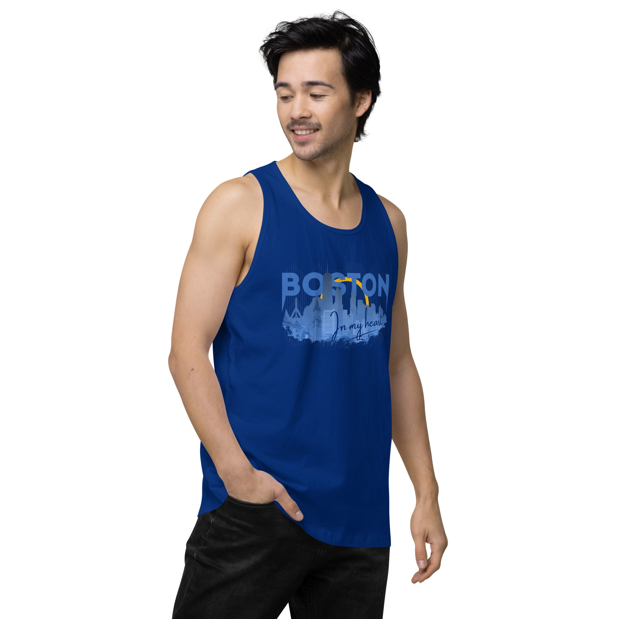 Infinite Variations - Boston Design - Men’s premium tank top
