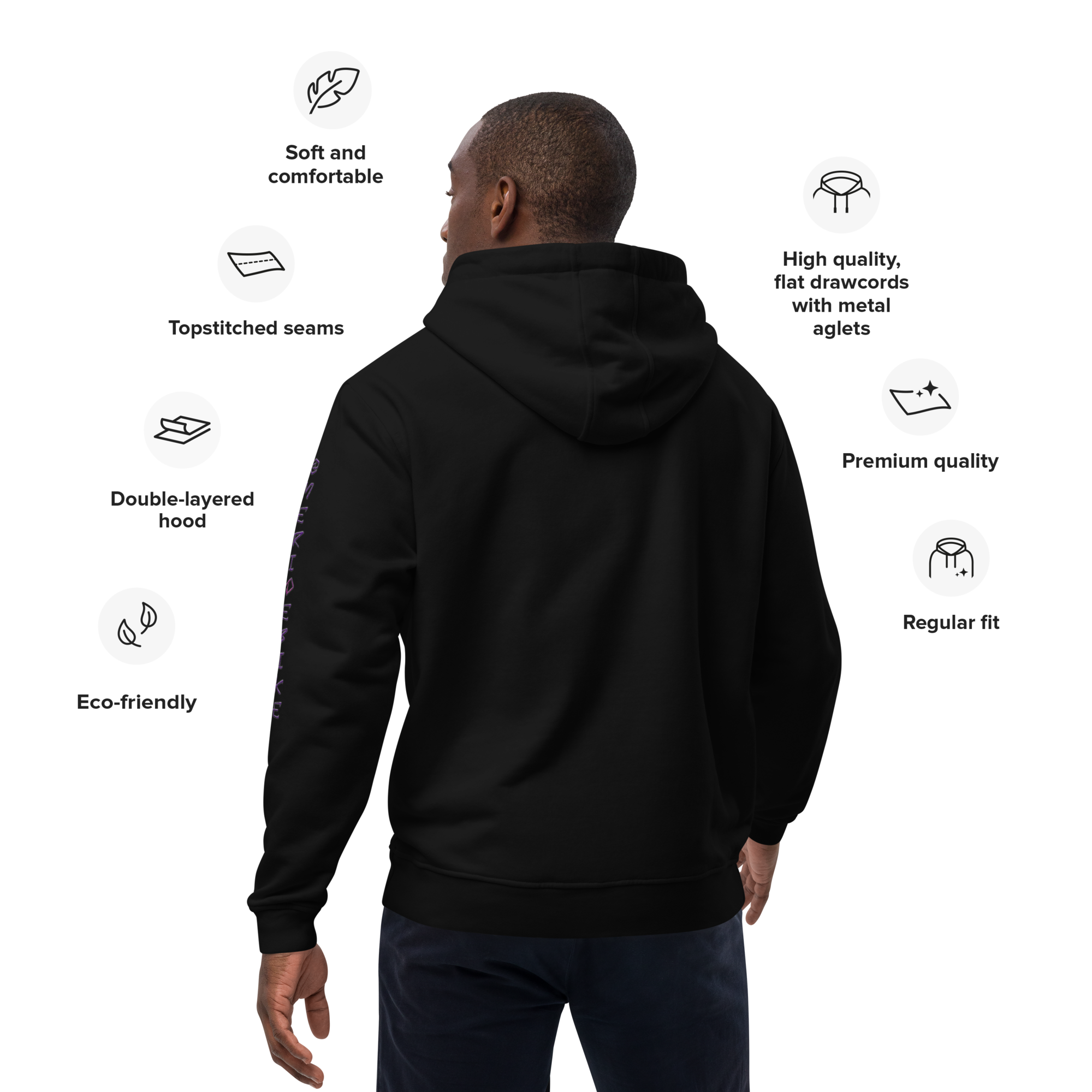 TFRU - Ghost Design - Premium eco hoodie