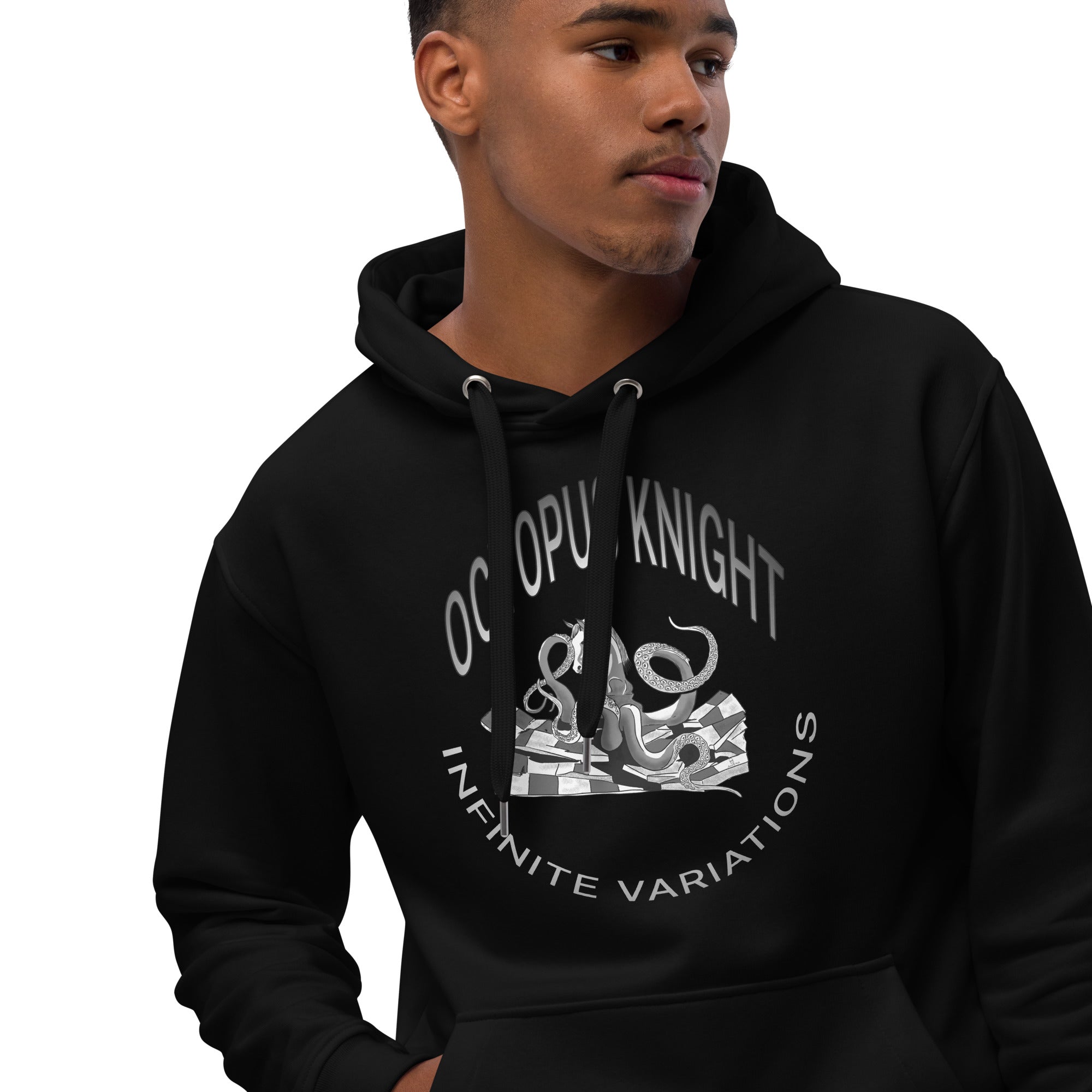 Infinite Variations - Octopus Knight - B Side Design - Premium eco hoodie