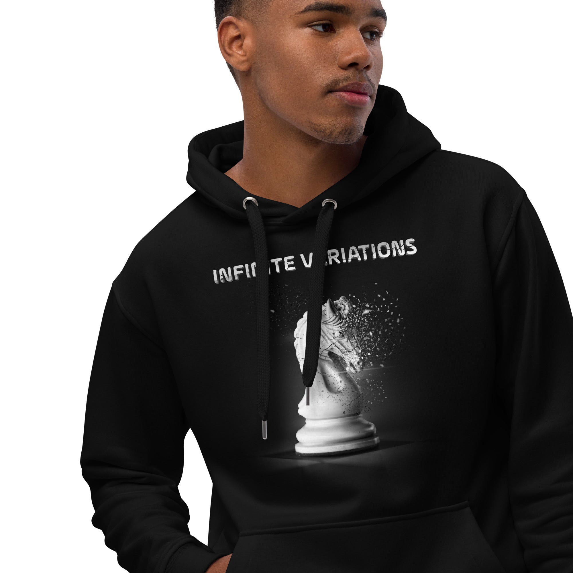 Infinite Variations - Disintegrating Knight - Premium eco hoodie