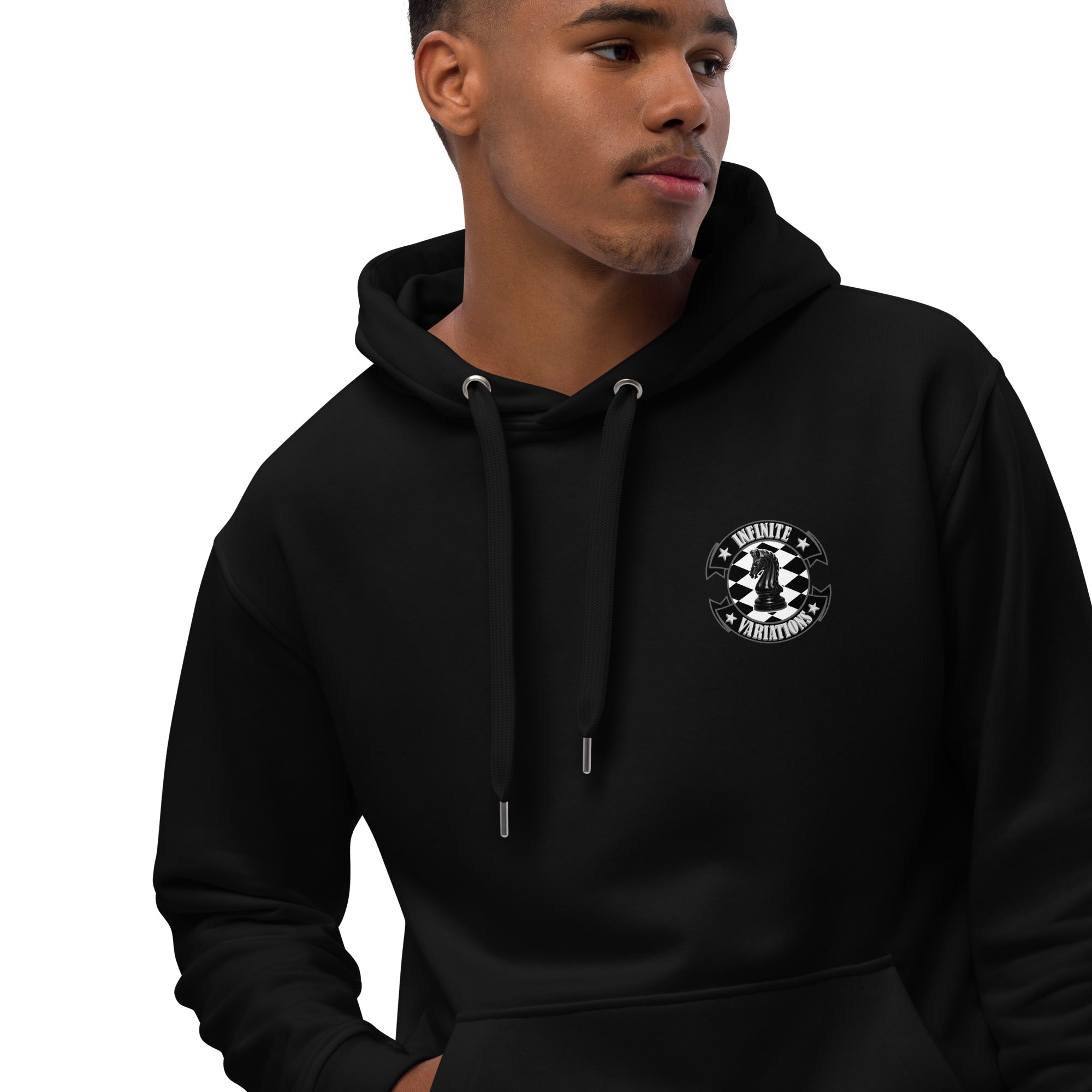 Infinite Variations - Logo Design Printed - Premium eco hoodie