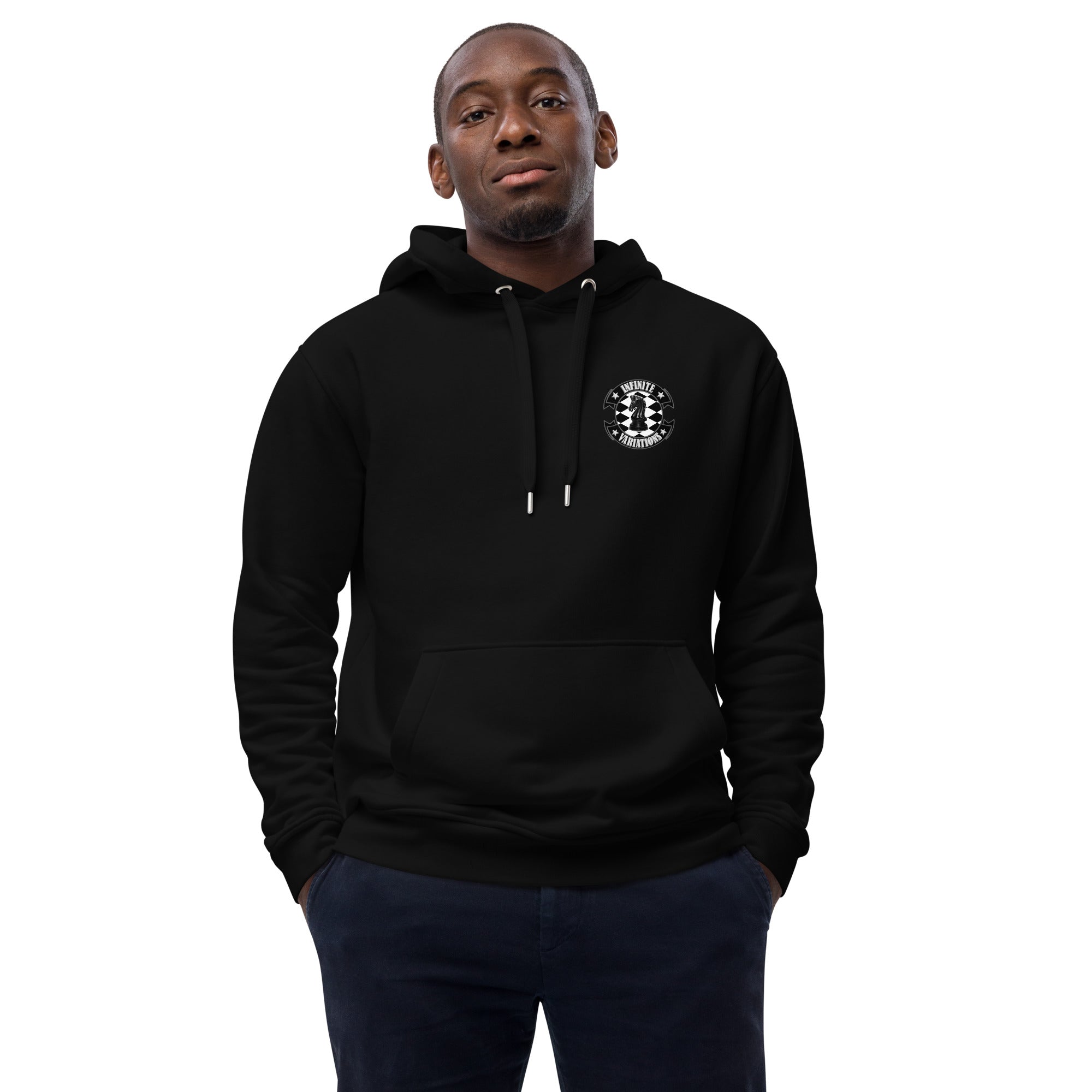 Infinite Variations - Logo Design Printed - Premium eco hoodie