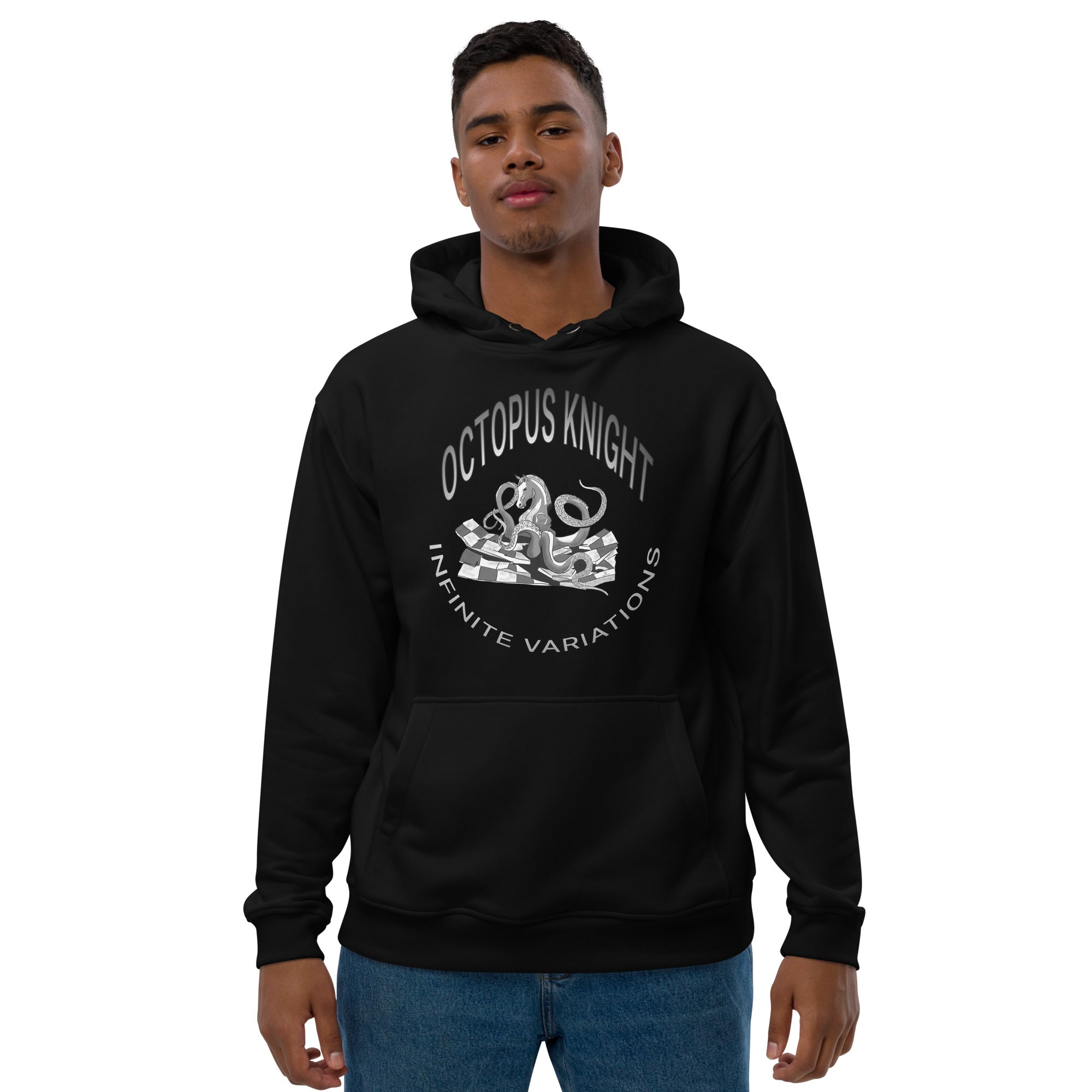 Infinite Variations - Octopus Knight - B Side Design - Premium eco hoodie