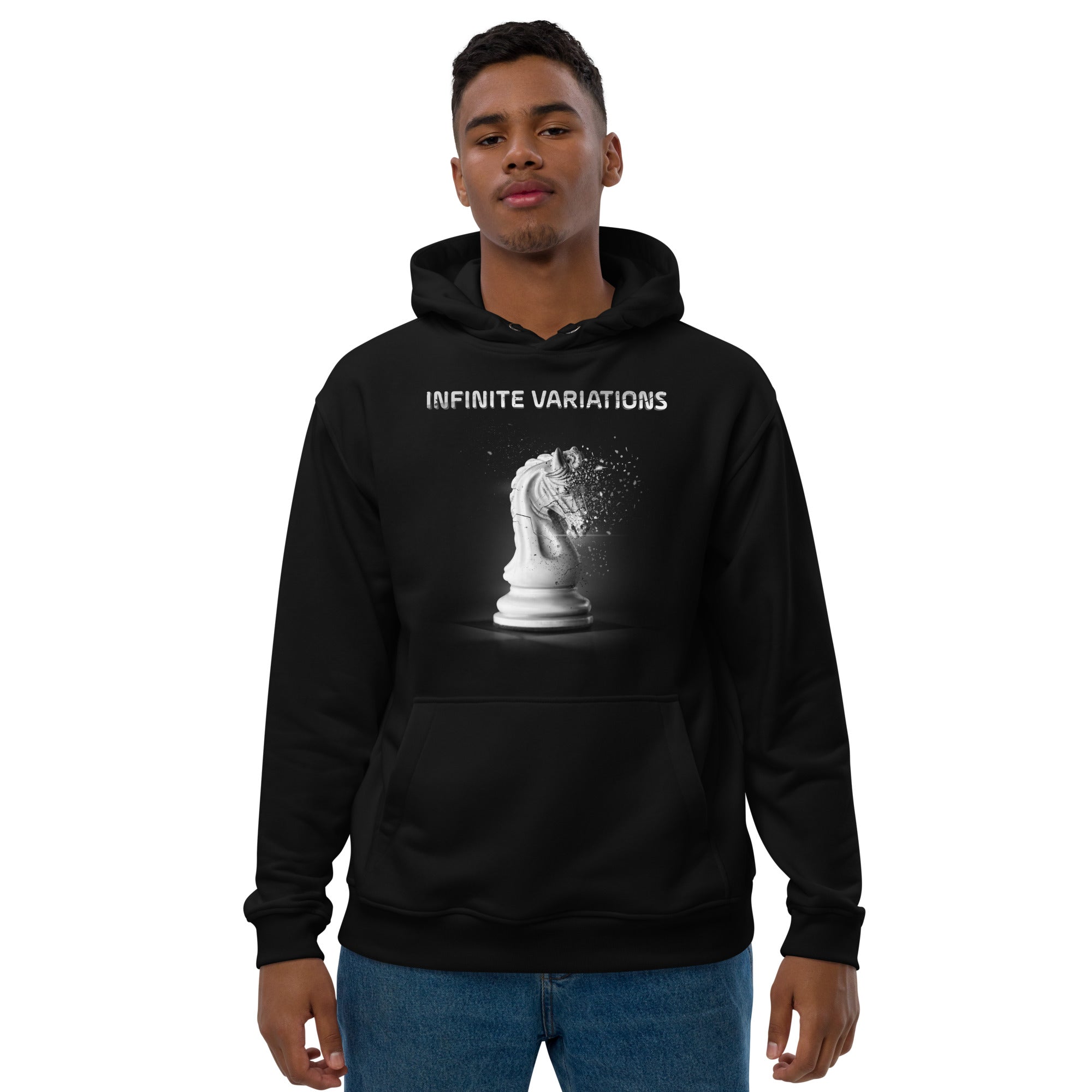 Infinite Variations - Disintegrating Knight - Premium eco hoodie