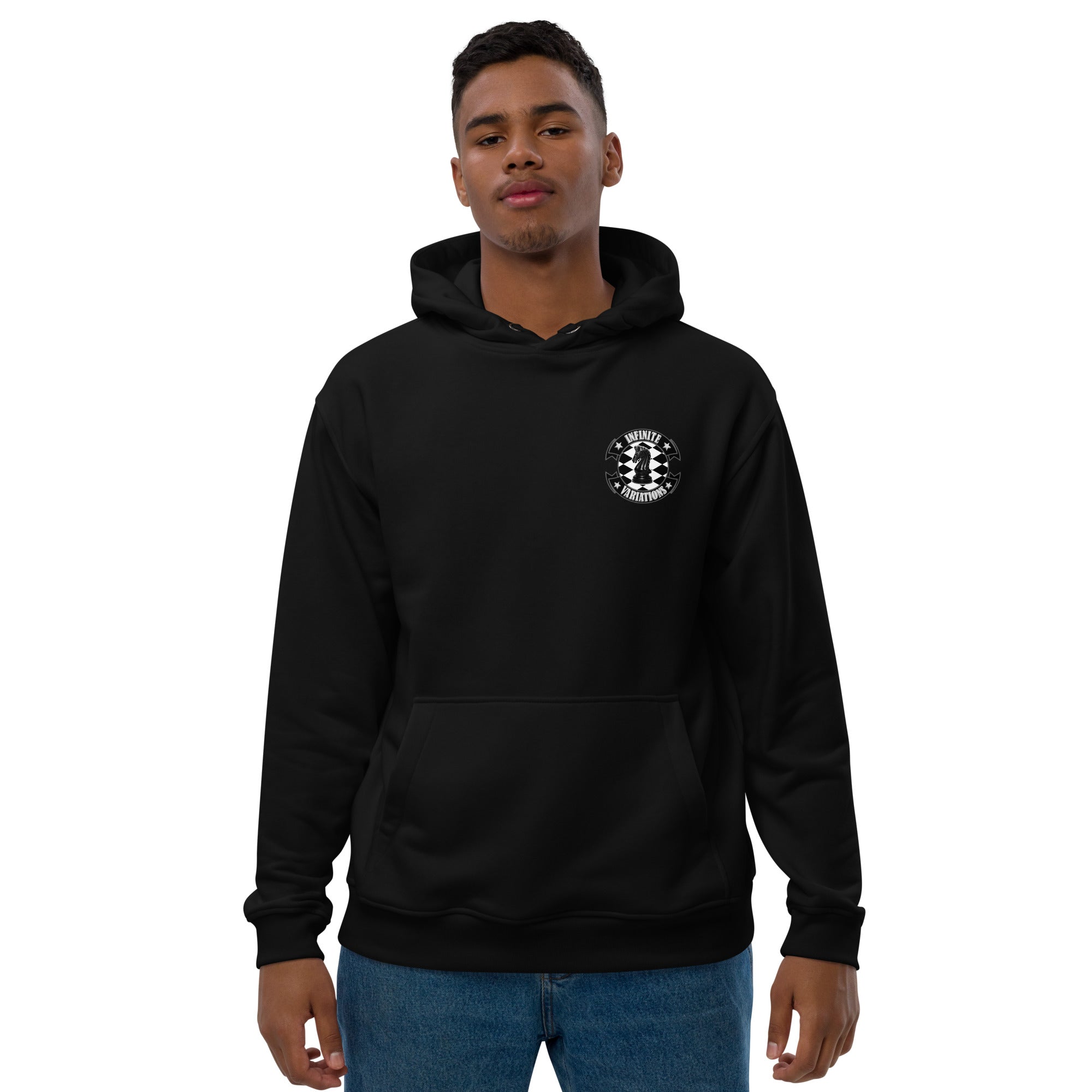 Infinite Variations - Logo Design Printed - Premium eco hoodie