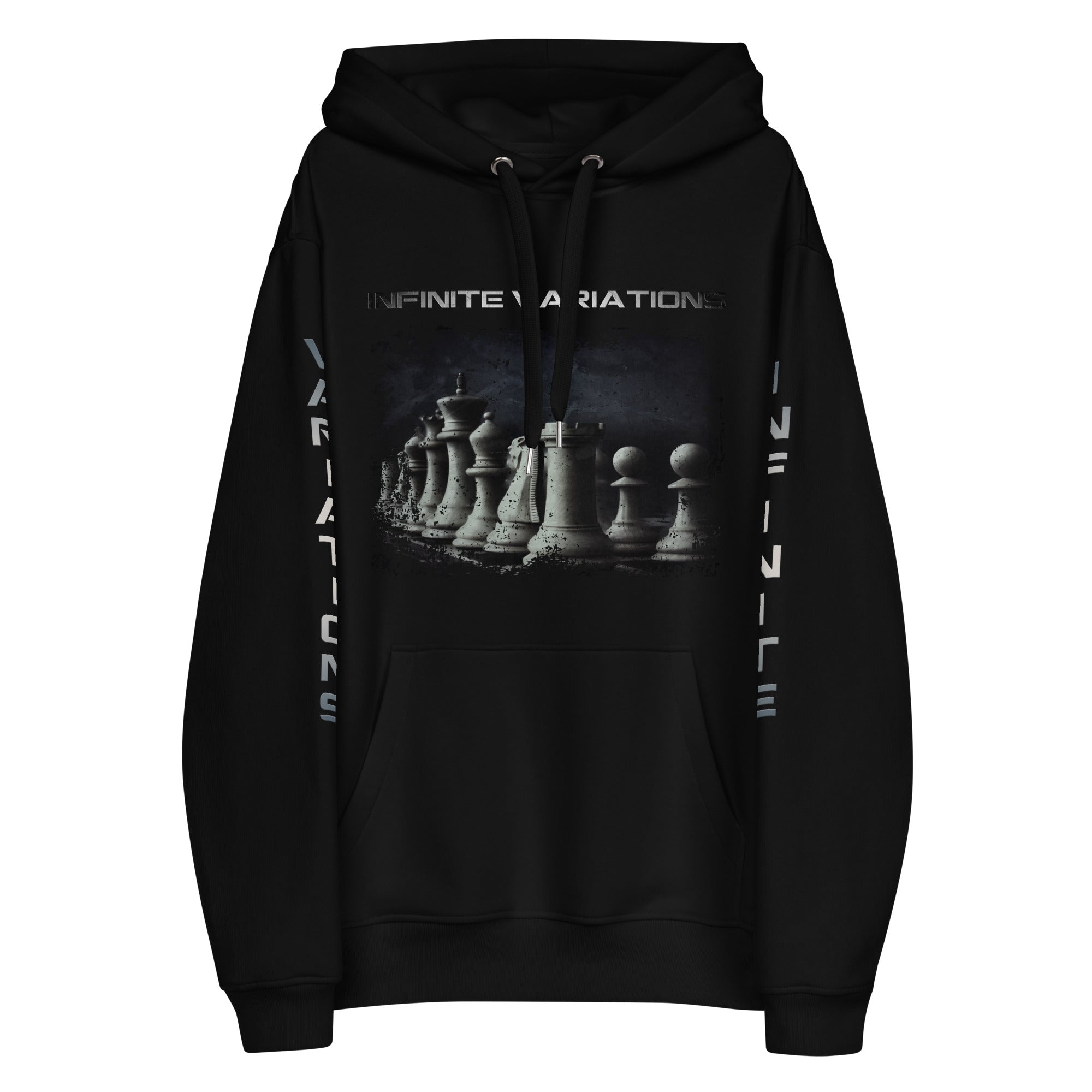 Classical Design II with Sleeve Logo - Premium eco hoodie