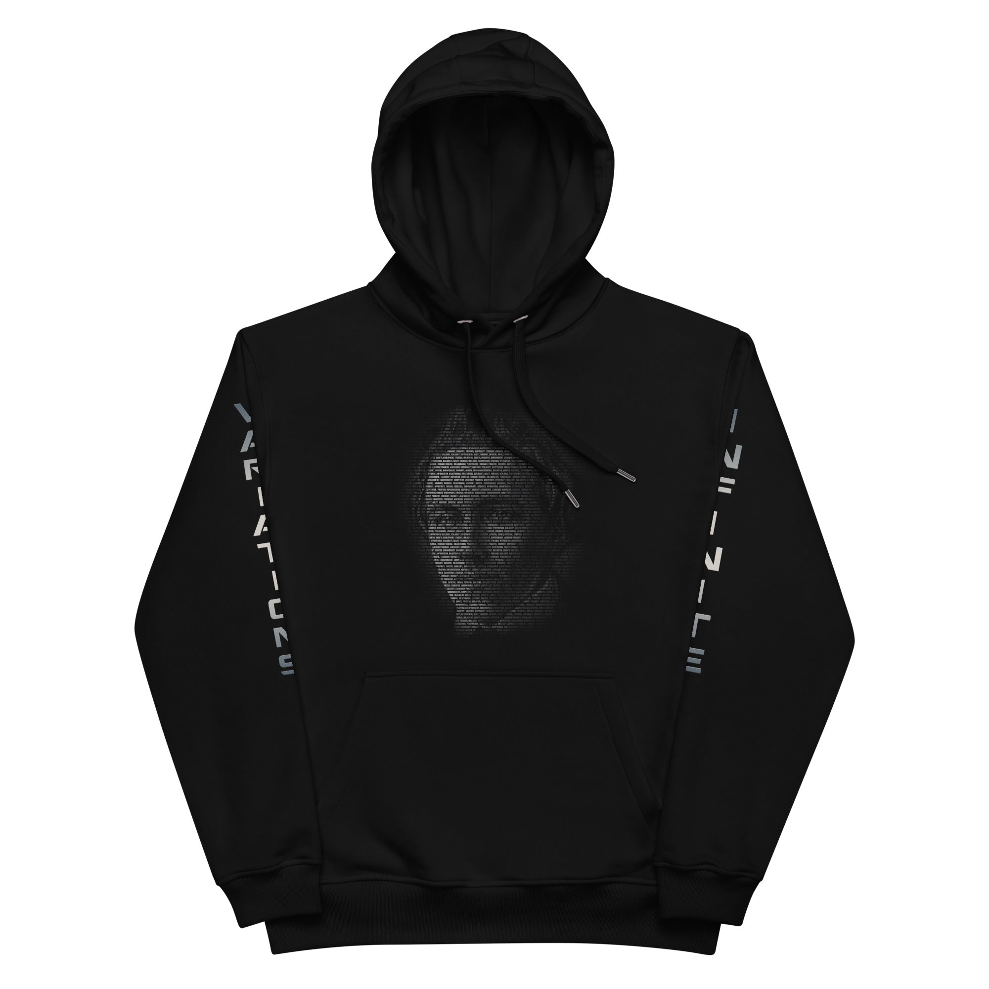 Paul Morphy Futuristic Ghost - Platinum - Sleeve Logo - Premium eco hoodie