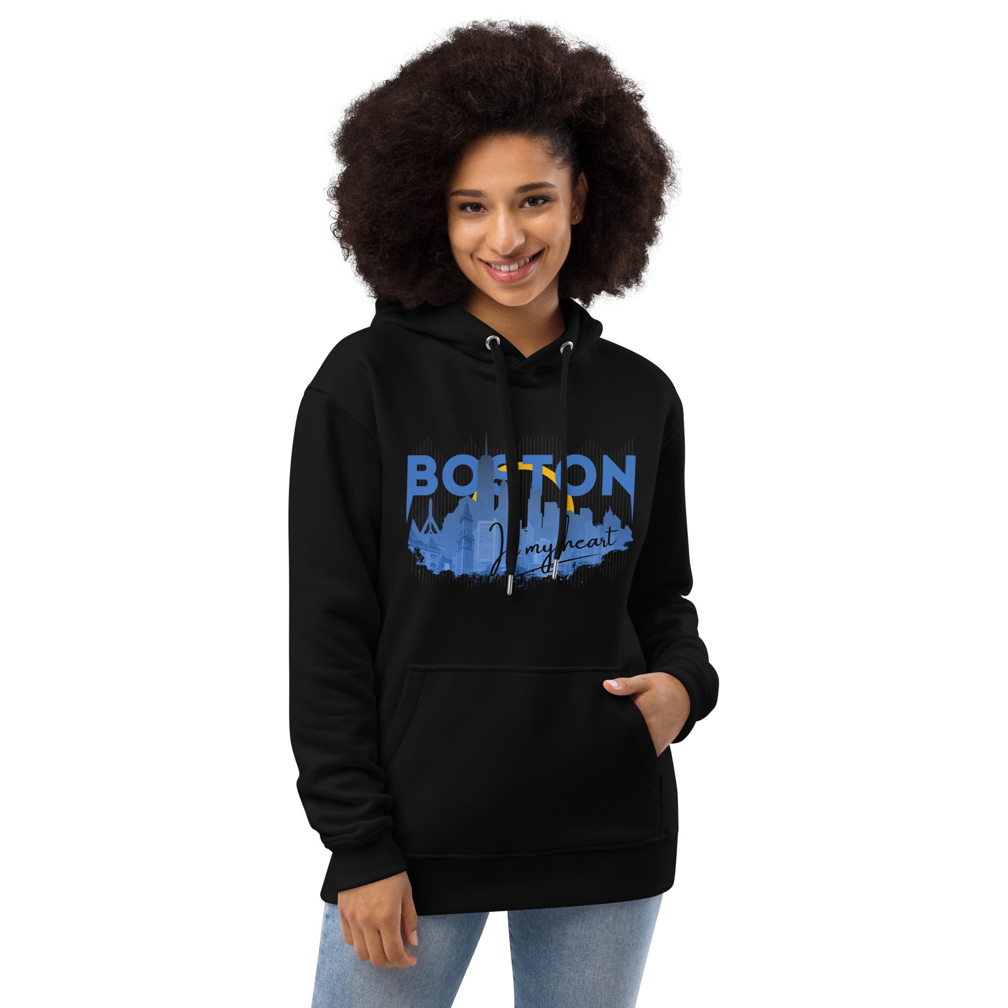 Infinite Variations - Boston Design - Premium eco hoodie