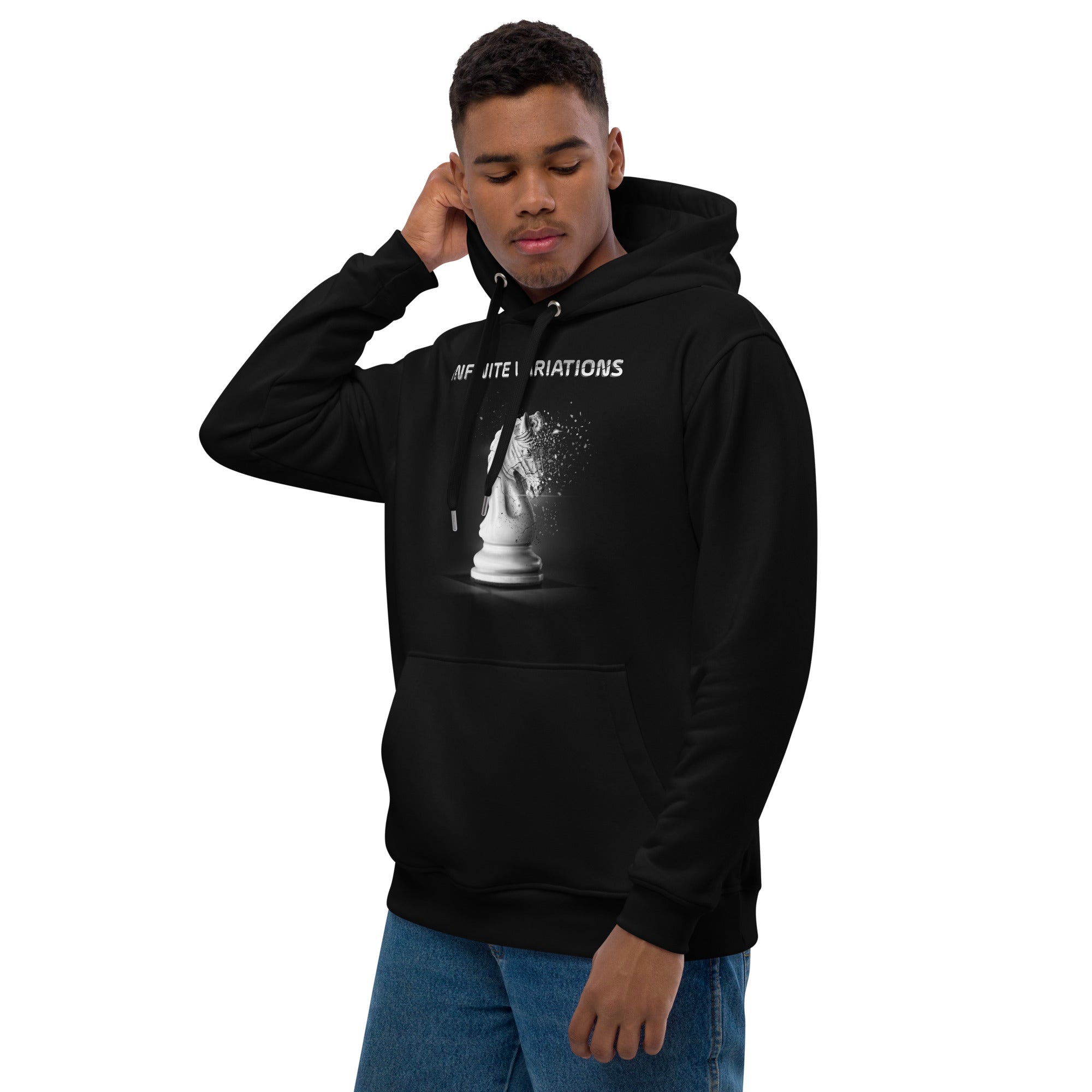 Infinite Variations - Disintegrating Knight - Premium eco hoodie
