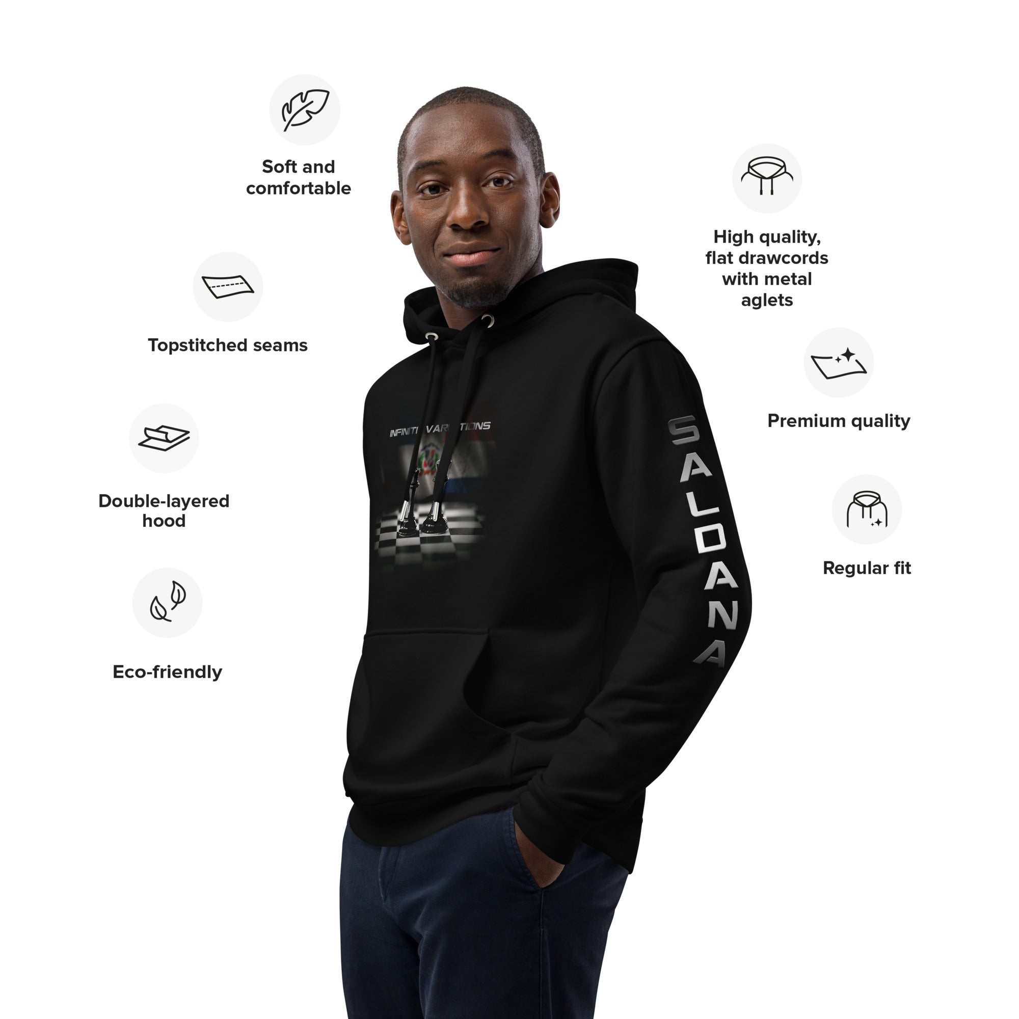 The Classy Saldana Premium eco hoodie