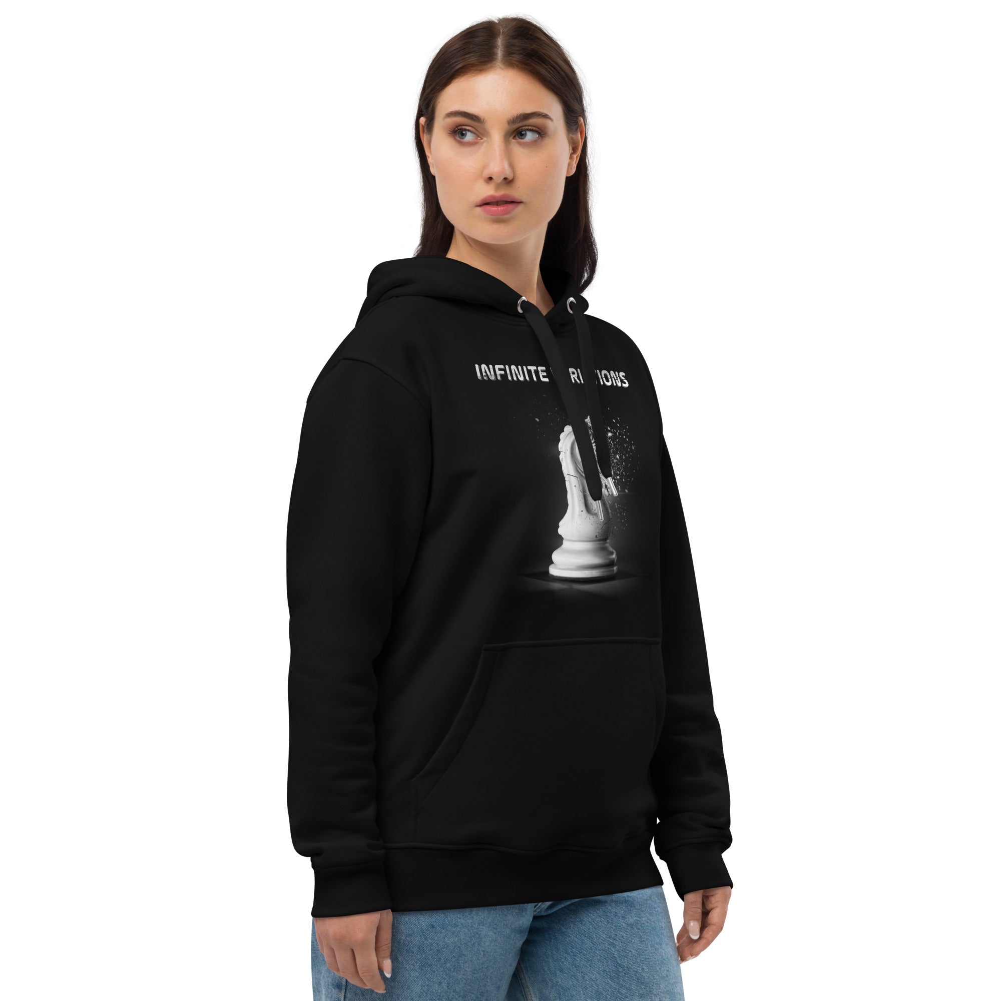 Infinite Variations - Disintegrating Knight - Premium eco hoodie