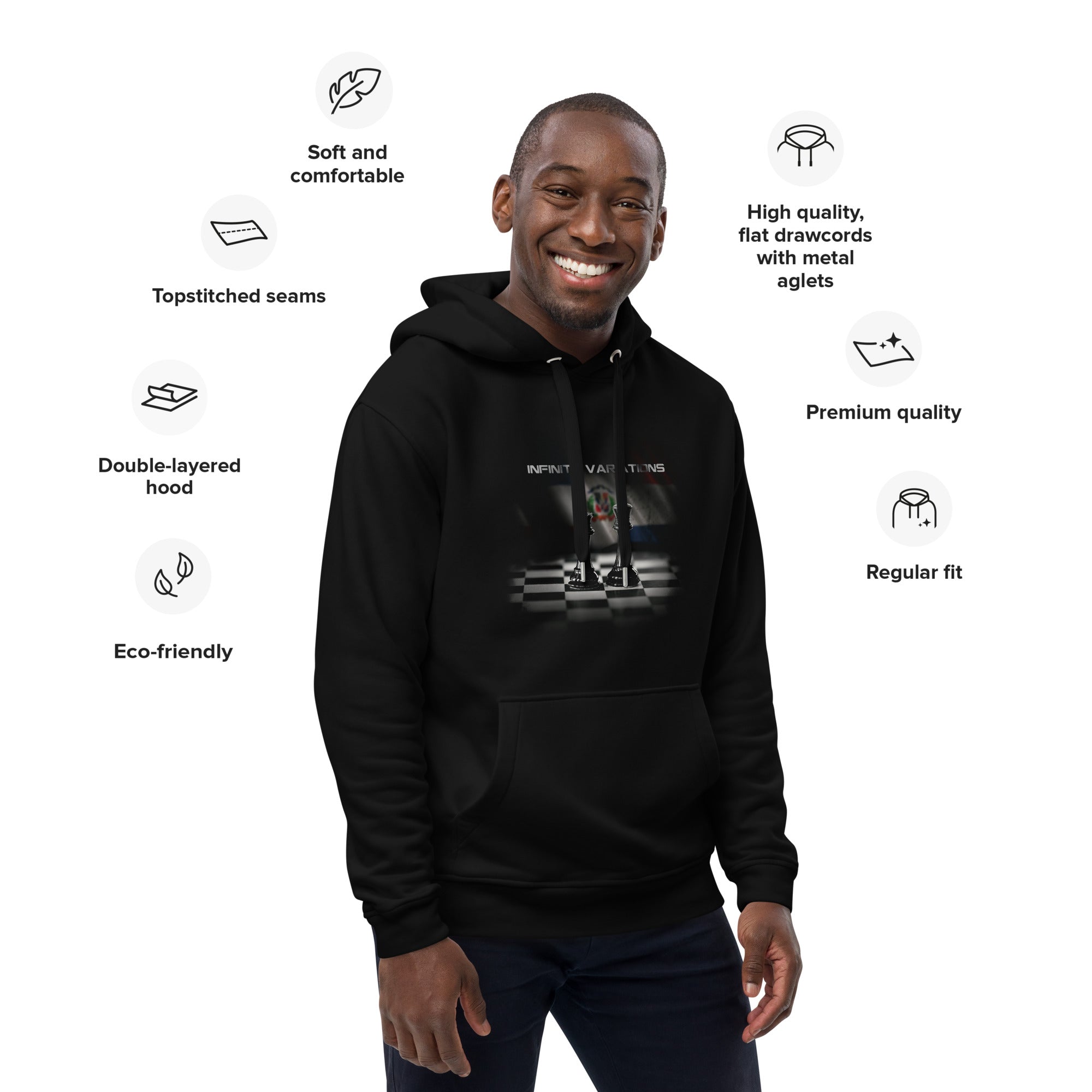 The Classy Saldana Premium eco hoodie