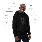 Paul Morphy Futuristic Ghost - Platinum - Sleeve Logo - Premium eco hoodie
