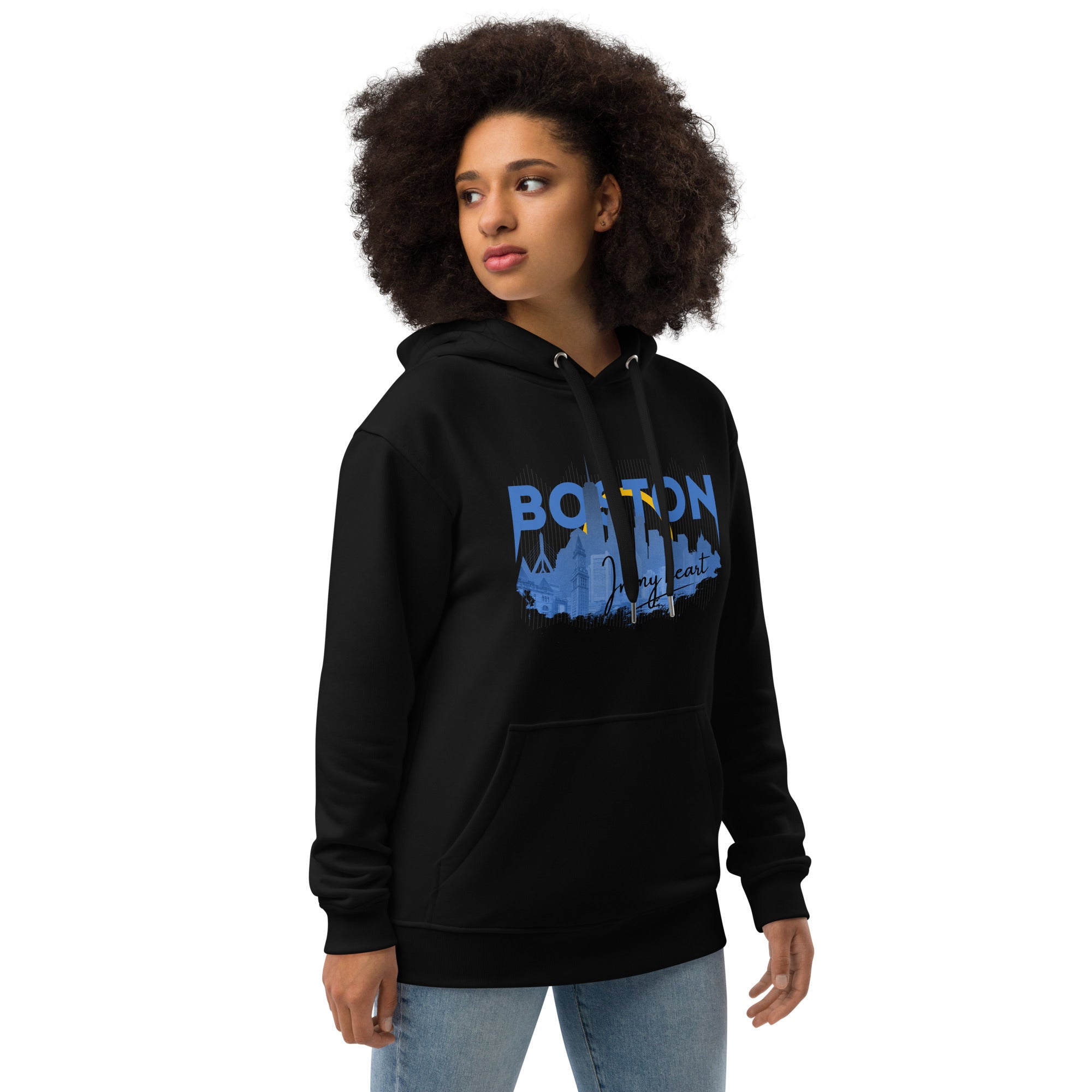 Infinite Variations - Boston Design - Premium eco hoodie