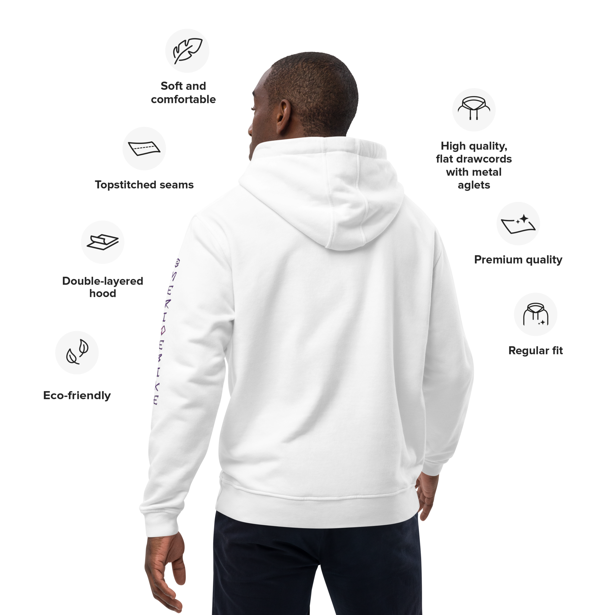 TFRU - Ghost Design - Premium eco hoodie