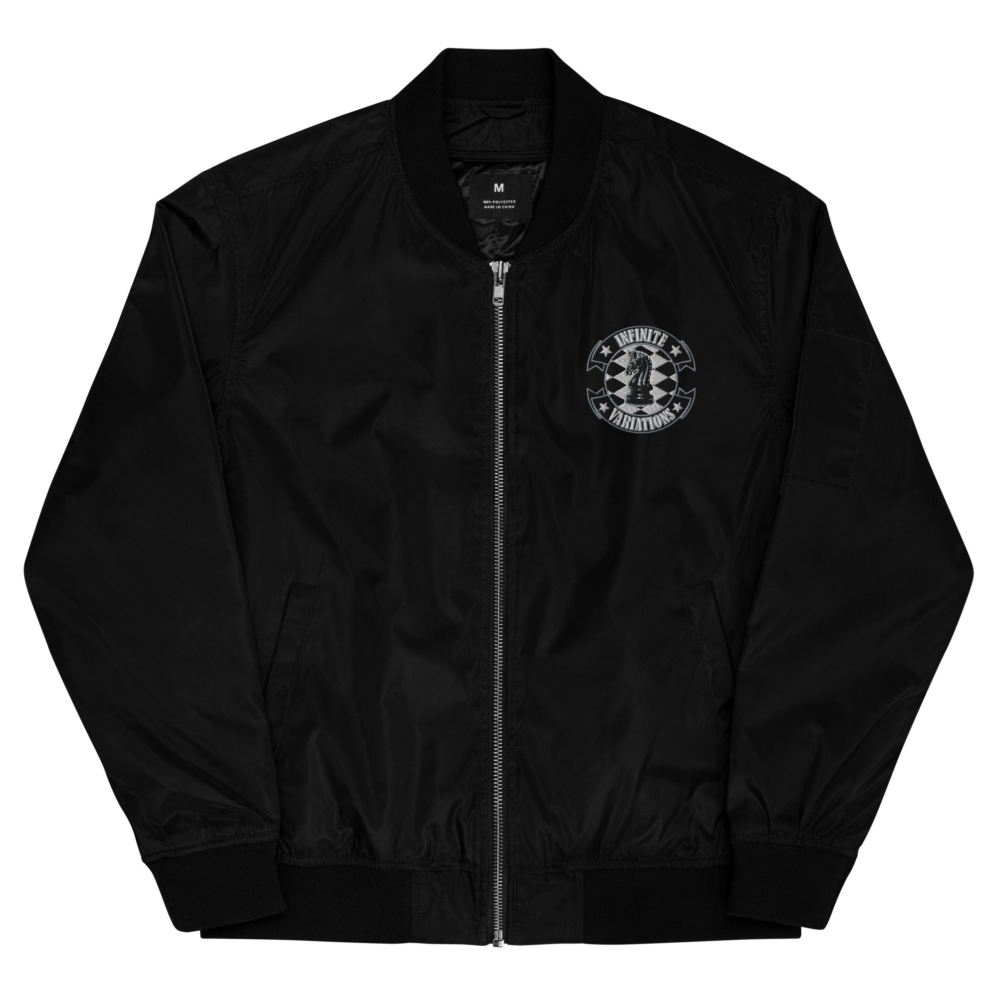 Infinite Variations - Premium Embroidered Recycled Bomber Jacket