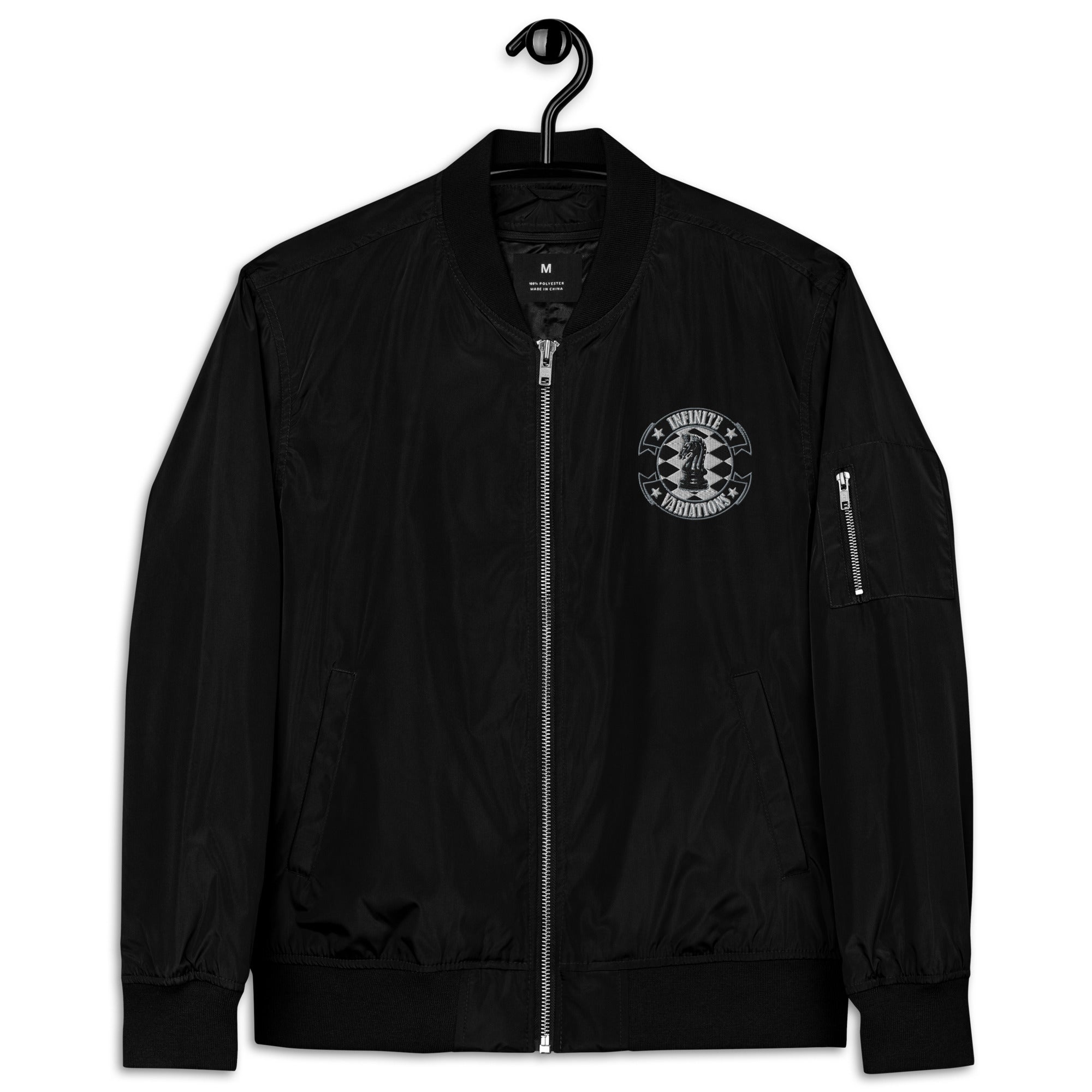 Infinite Variations - Premium Embroidered Recycled Bomber Jacket